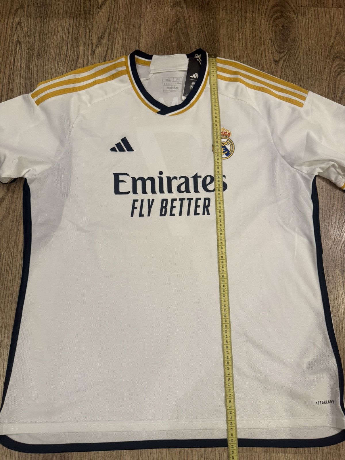 Adidas REAL MADRID CF 2023/2024 FOOTBALL SHIRT JERSEY SIZE L HR3796 Size US XXL / EU 58 / 5 - 2 Thumbnail