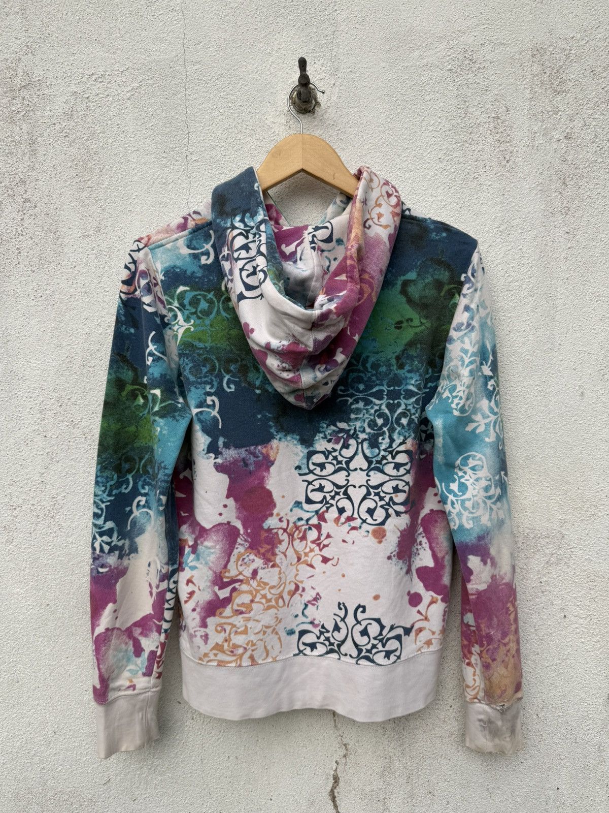 The North Face 2000s Crazy The North Face Multi Colour Zip Up Hoodie Size M / US 6-8 / IT 42-44 - 3 Thumbnail