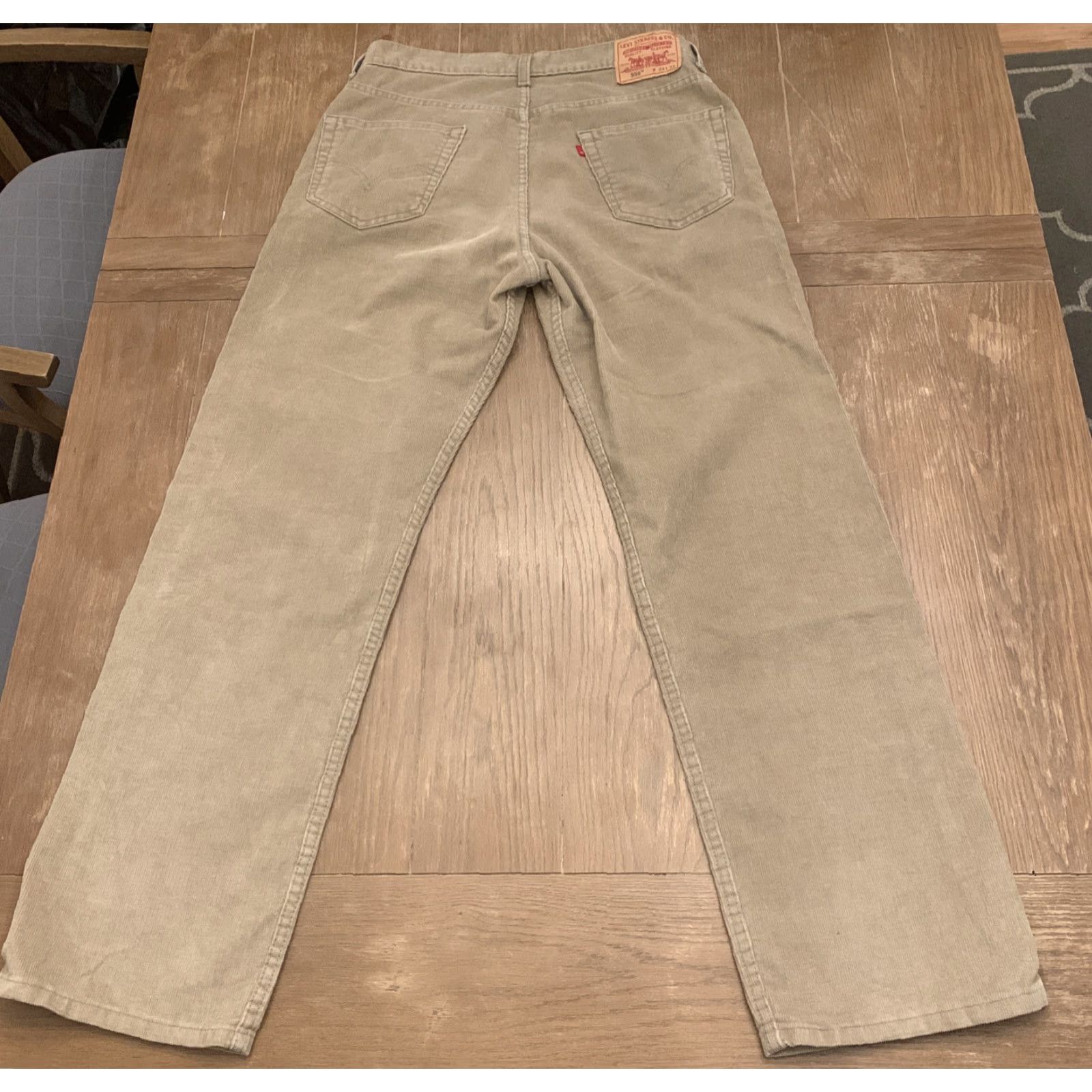 Levi's Levi's 559 Relaxed Straight Pants 34x32 Brown Corduroy Casual Skate Mens Size US 34 / EU 50 - 6 Thumbnail