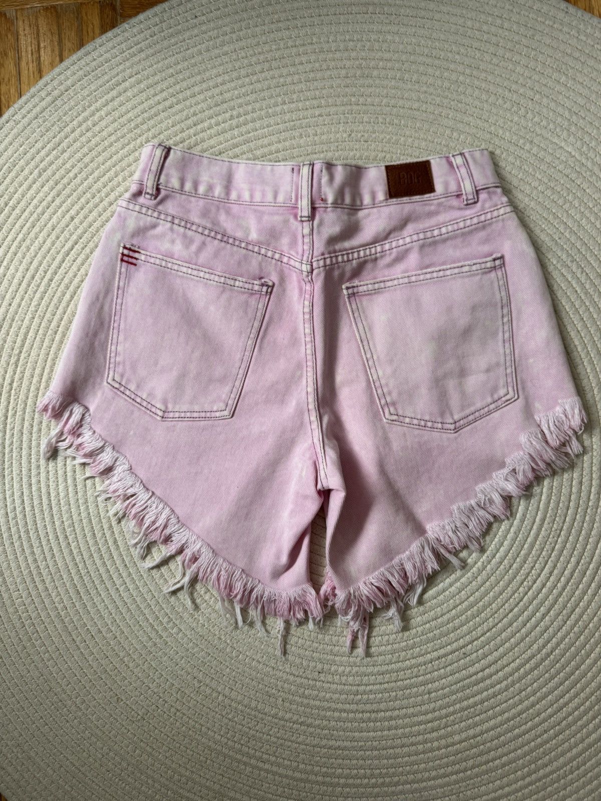 Urban Outfitters Urban outfitters denim Shorts size 25 garment dye pink Size 25" / US 0 / IT 36 - 3 Thumbnail
