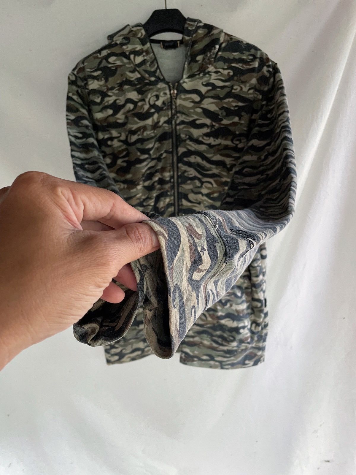 Roen ROEN GOLD SKULL ARMY ZIP HOODIE Size US L / EU 52-54 / 3 - 7 Thumbnail
