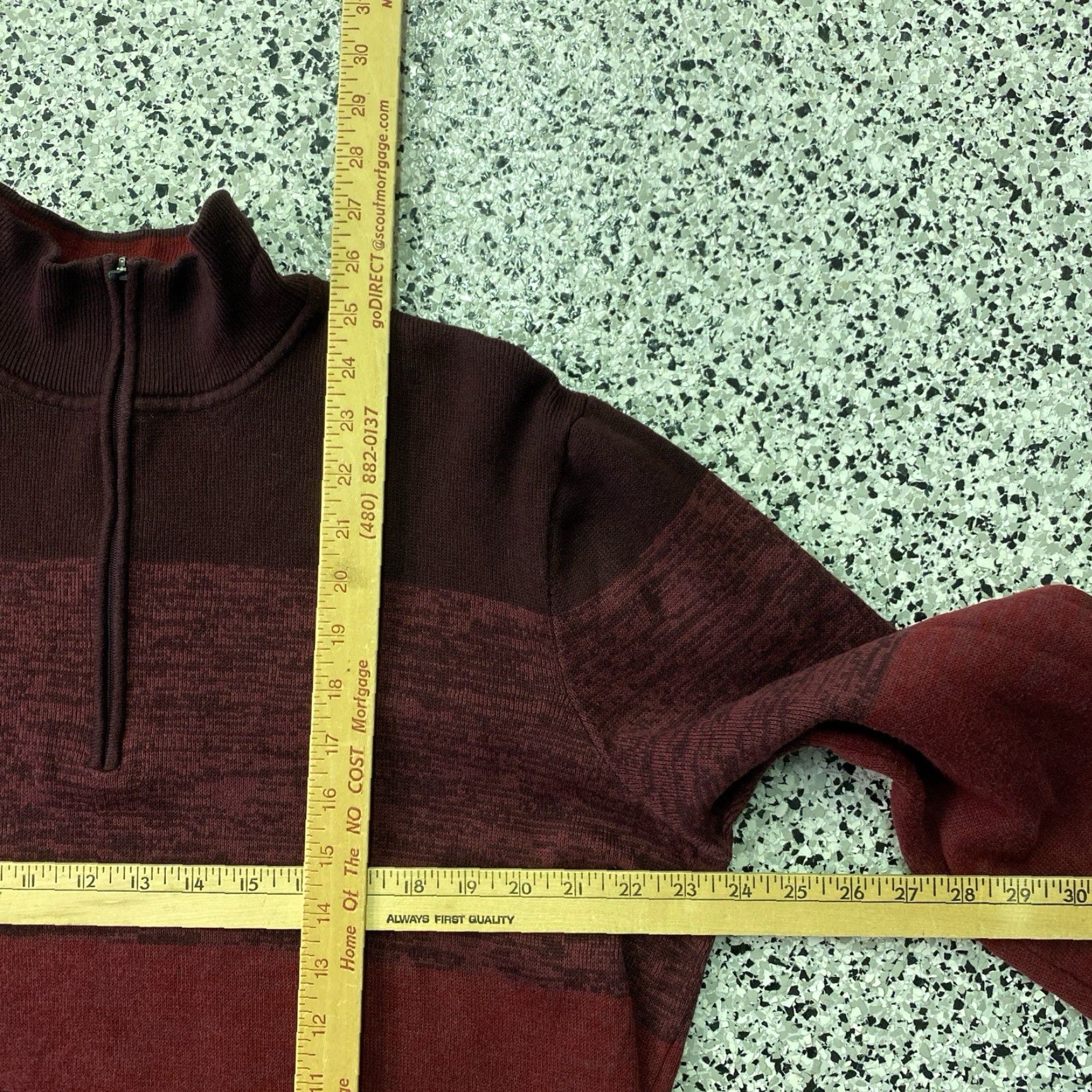 Vintage REI Mens Quarter Zip Sweatshirt Red Long Sleeve Adult Cotton Blend L Regular Mens Zip Pullover Outdoor Activewear Size US L / EU 52-54 / 3 - 2 Thumbnail