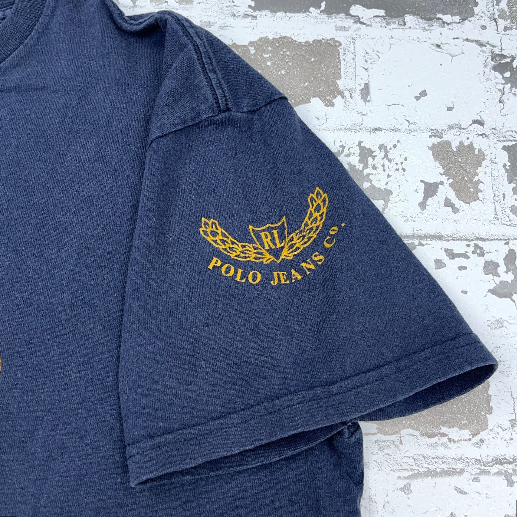 Ralph Lauren VINTAGE Ralph Lauren Shirt Men Medium Blue Polo Jeans Y2K 90s Football Champions Size US M / EU 48-50 / 2 - 4 Thumbnail