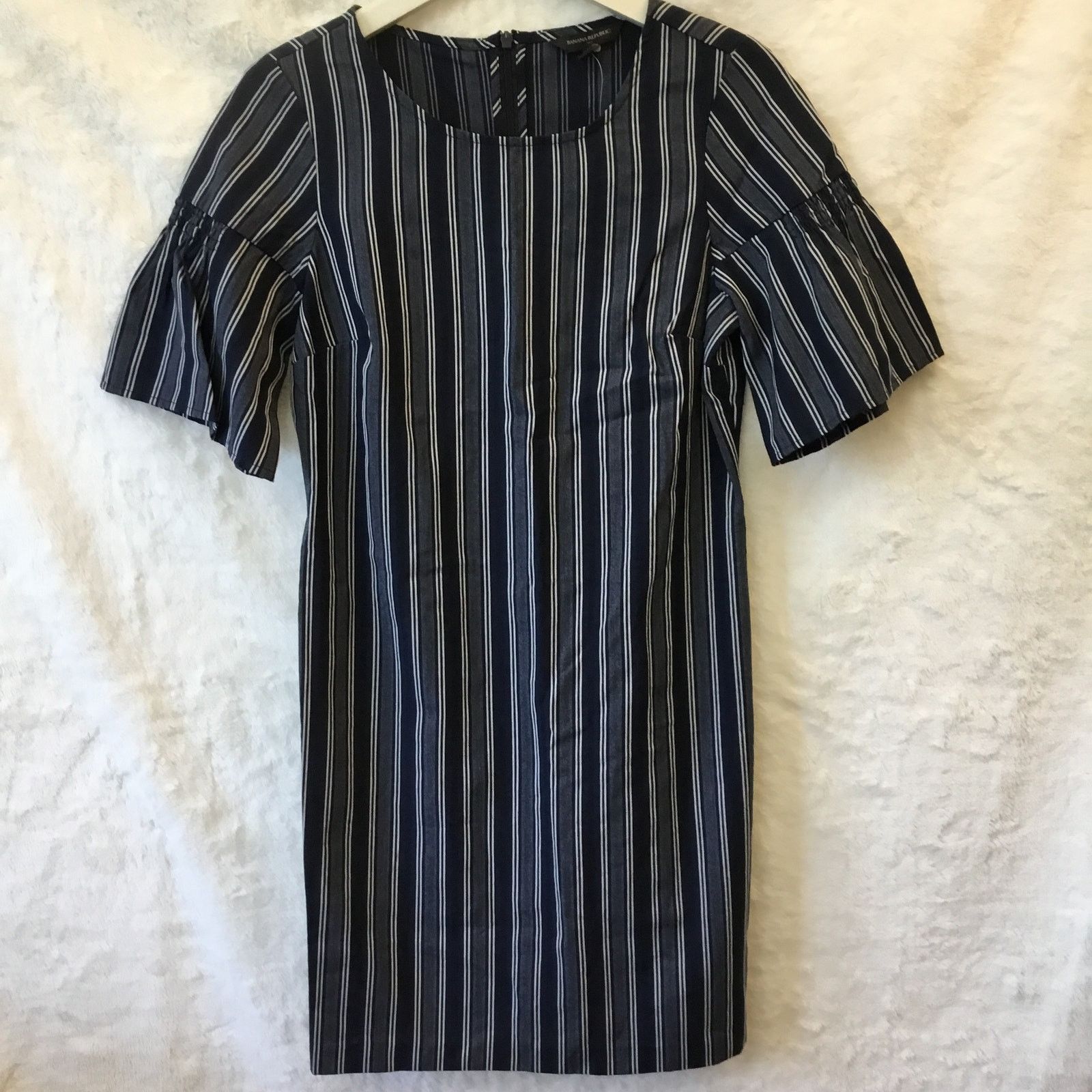 Banana Republic Banana Republic Striped Knit Midi Dress | Sz S | Grailed