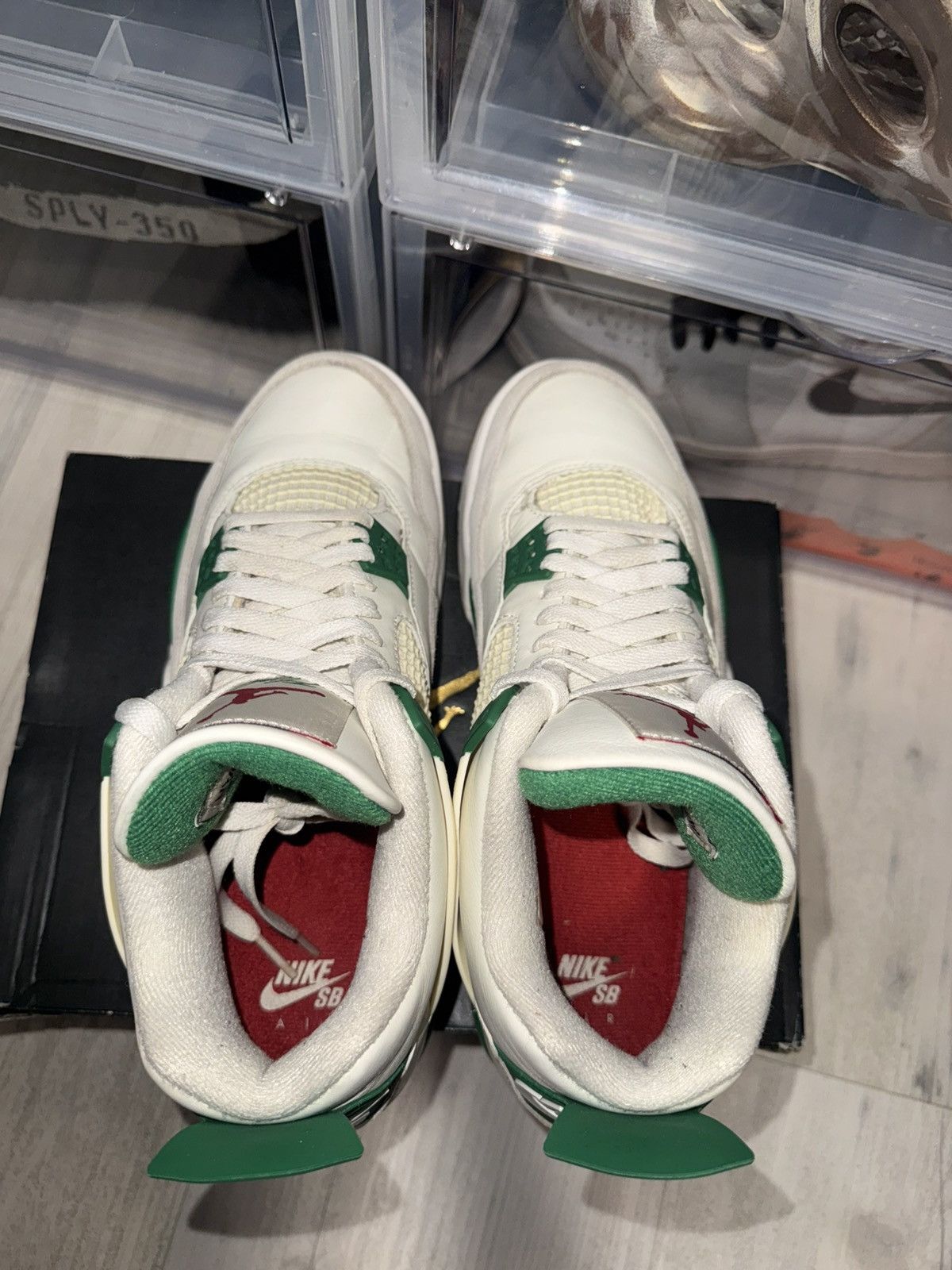 Nike SB Air Jordan 4 Retro SB Pine Green Size US 9.5 / EU 42-43 - 6 Thumbnail