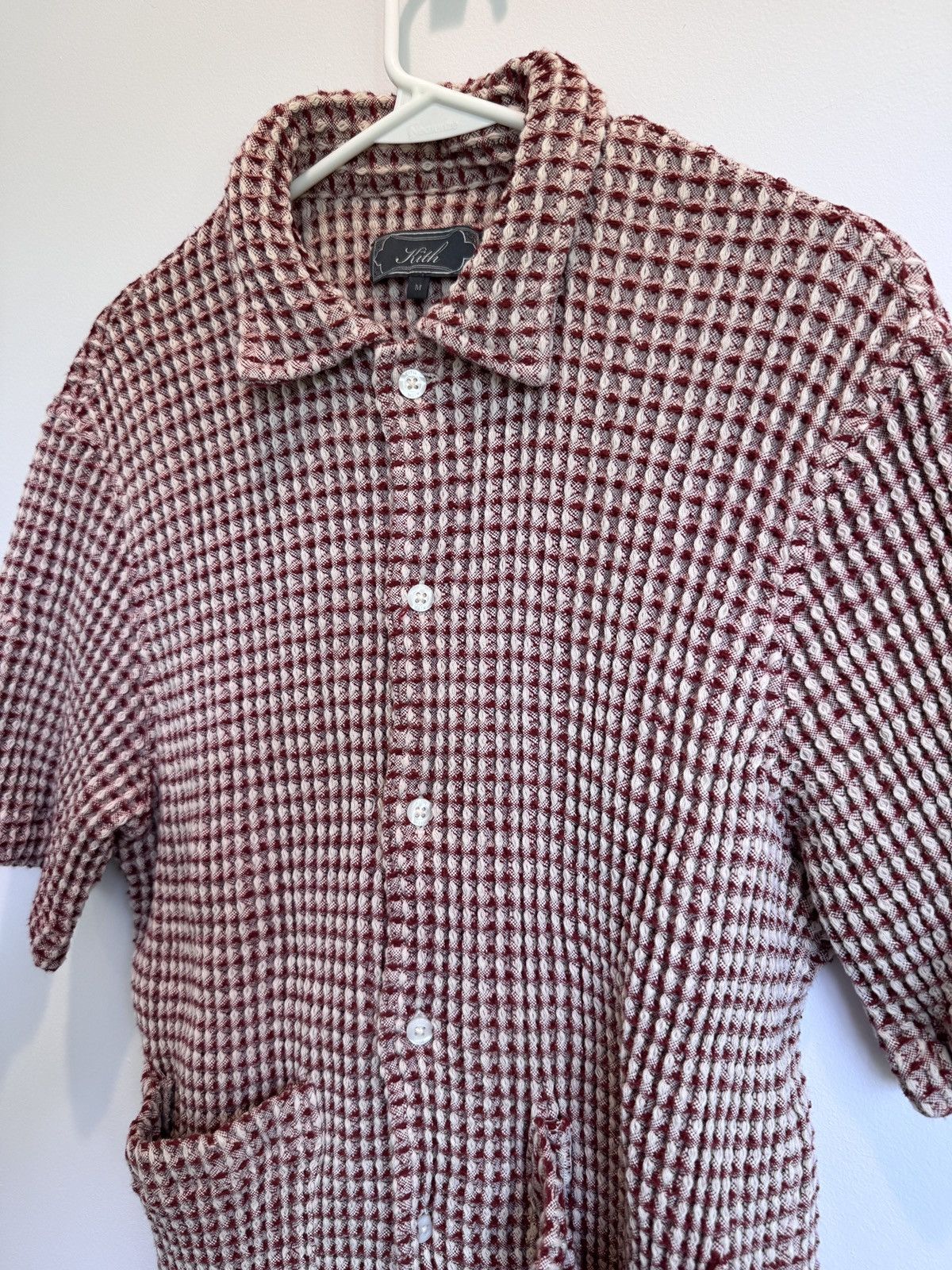 Kith Kith Geometric Diamond SS Boxy Collared Overshirt Bitters M Size US M / EU 48-50 / 2 - 2 Thumbnail
