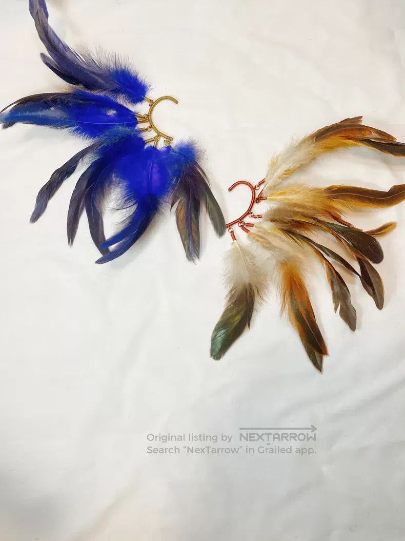 Japanese Brand Japanese Brand Anni Jurgenson Feather earring, earrings Size ONE SIZE - 5 Thumbnail