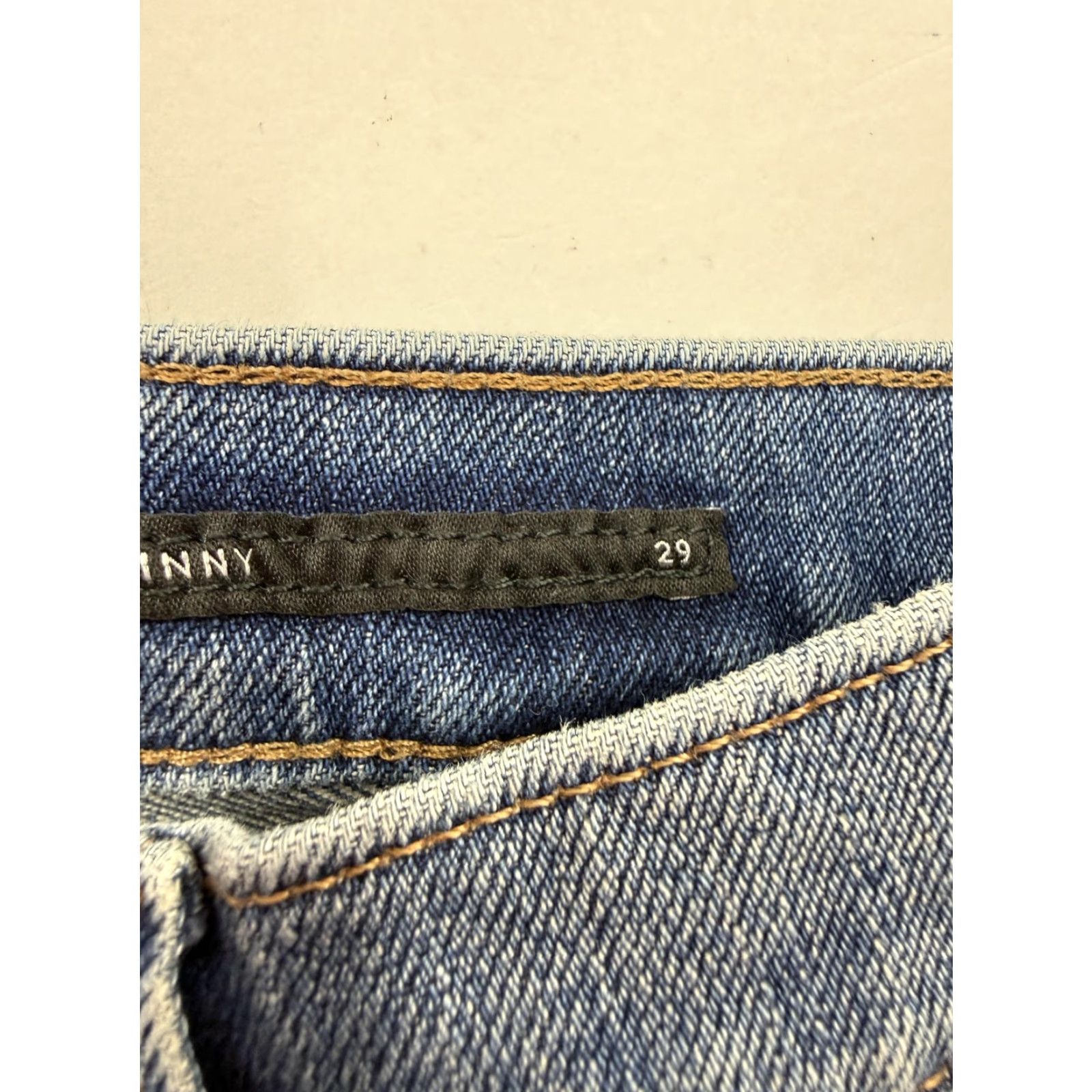 Banana Republic Banana Republic Jeans Womens 29 Blue Mid Rise Skinny Ankle Slit Stretch Denim Size 29" - 6 Thumbnail