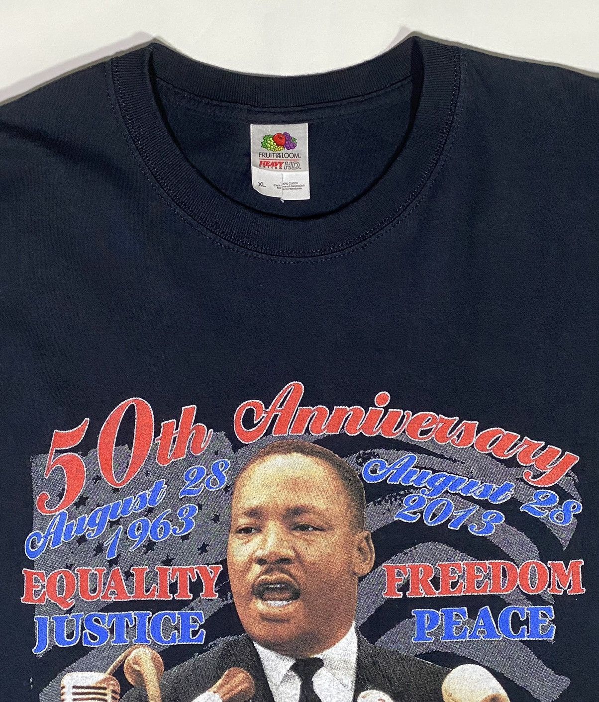 Vintage MLK 50th anniversary March on Washington tshirt (size XL) Size US XL / EU 56 / 4 - 6 Thumbnail