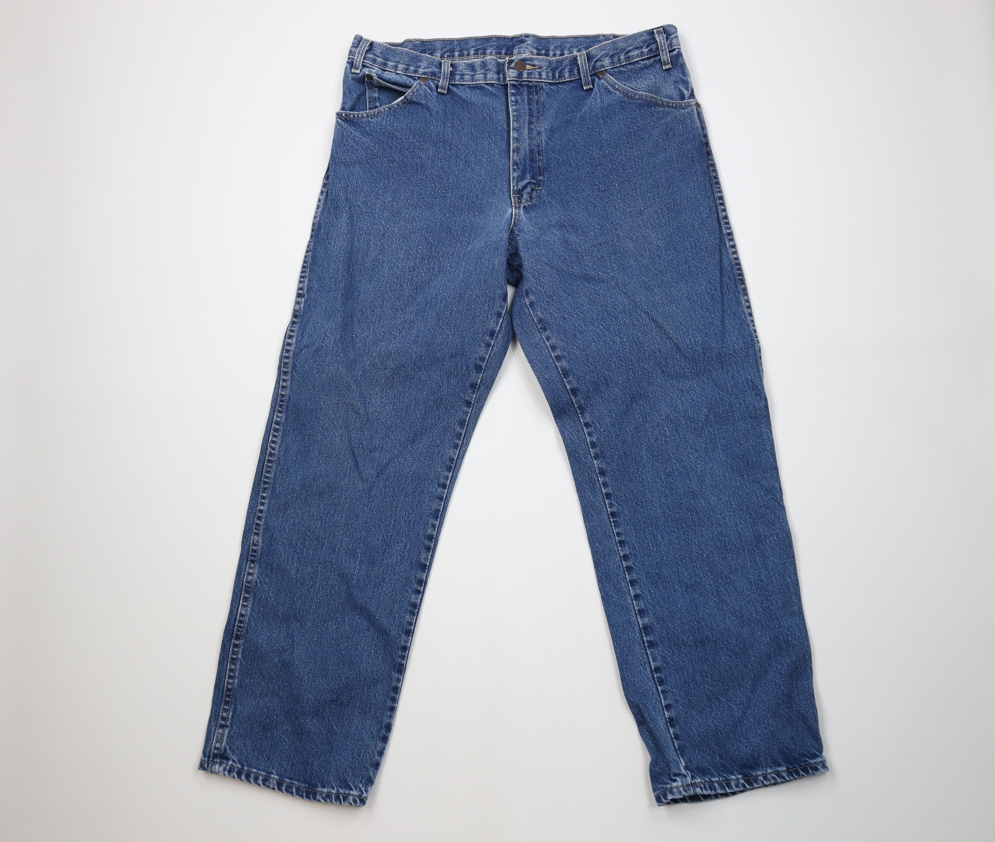 Dickies Vintage Y2K Dickies Wide Leg Denim Jeans Blue Workwear Size US 36 / EU 52 - 1 Thumbnail
