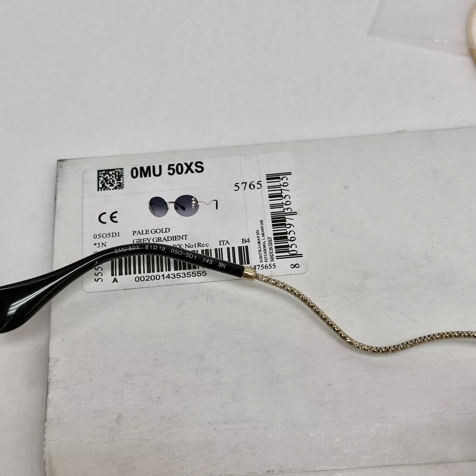 Miu Miu MIU MIU LA MONDAINE MU50XS Gray Rimless Round Sunglasses 50X Size ONE SIZE - 9 Thumbnail
