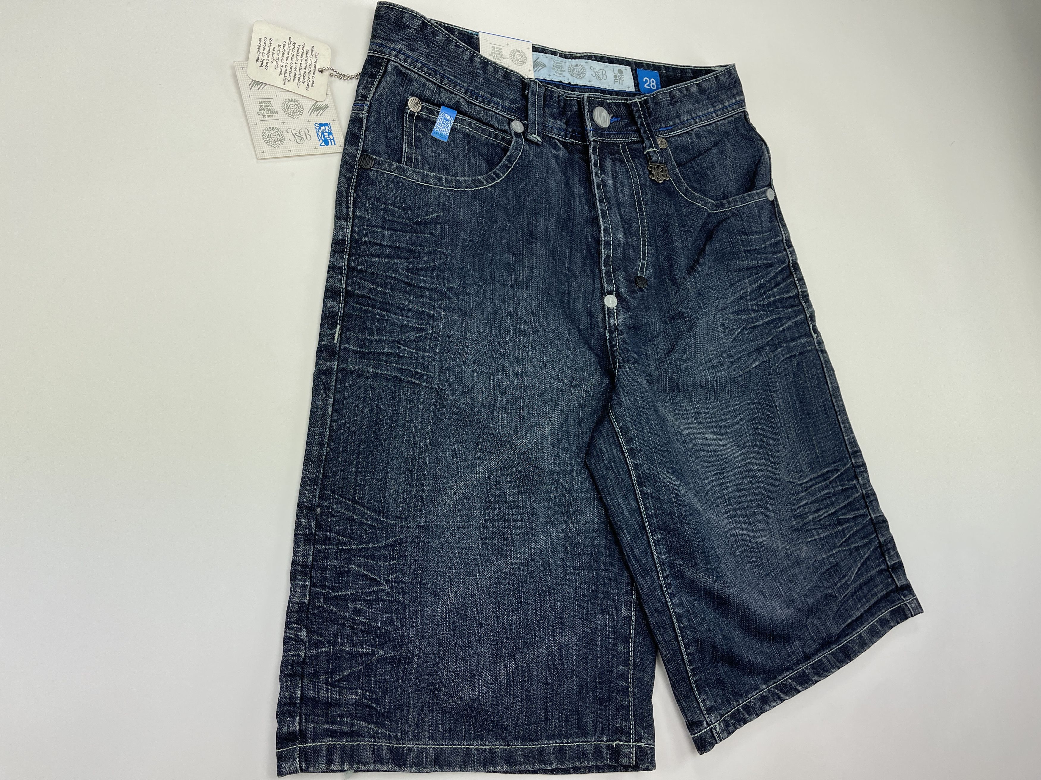 Vintage Mass DNM jeans shorts, vintage hip hop, 90s, skater, size 28 Size US 28 / EU 44 - 8 Thumbnail