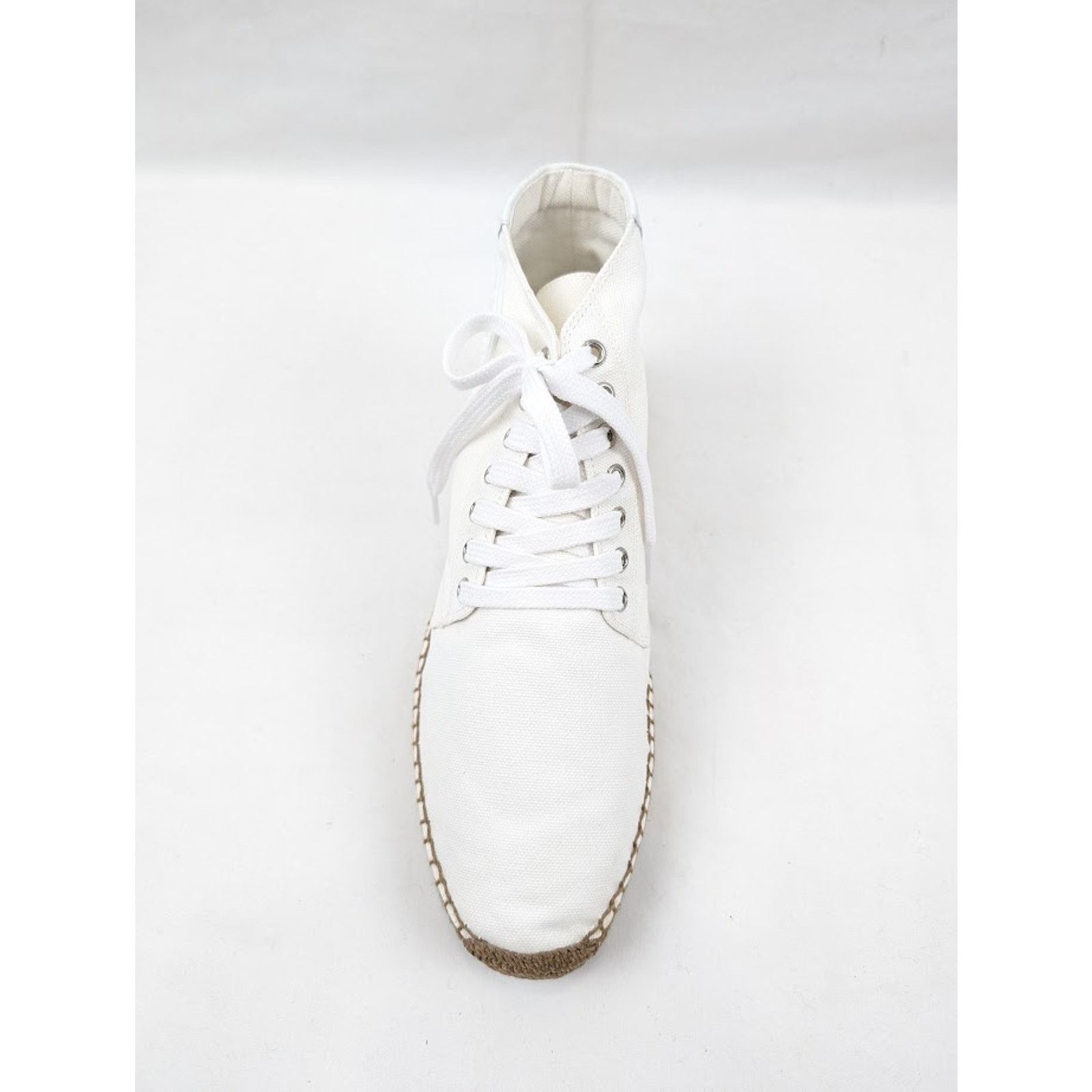 Saint Laurent Paris o1rshd1 Damon High-Top Sneakers in Off-White/Blanc Opti Size US 12 / EU 45 - 7 Thumbnail