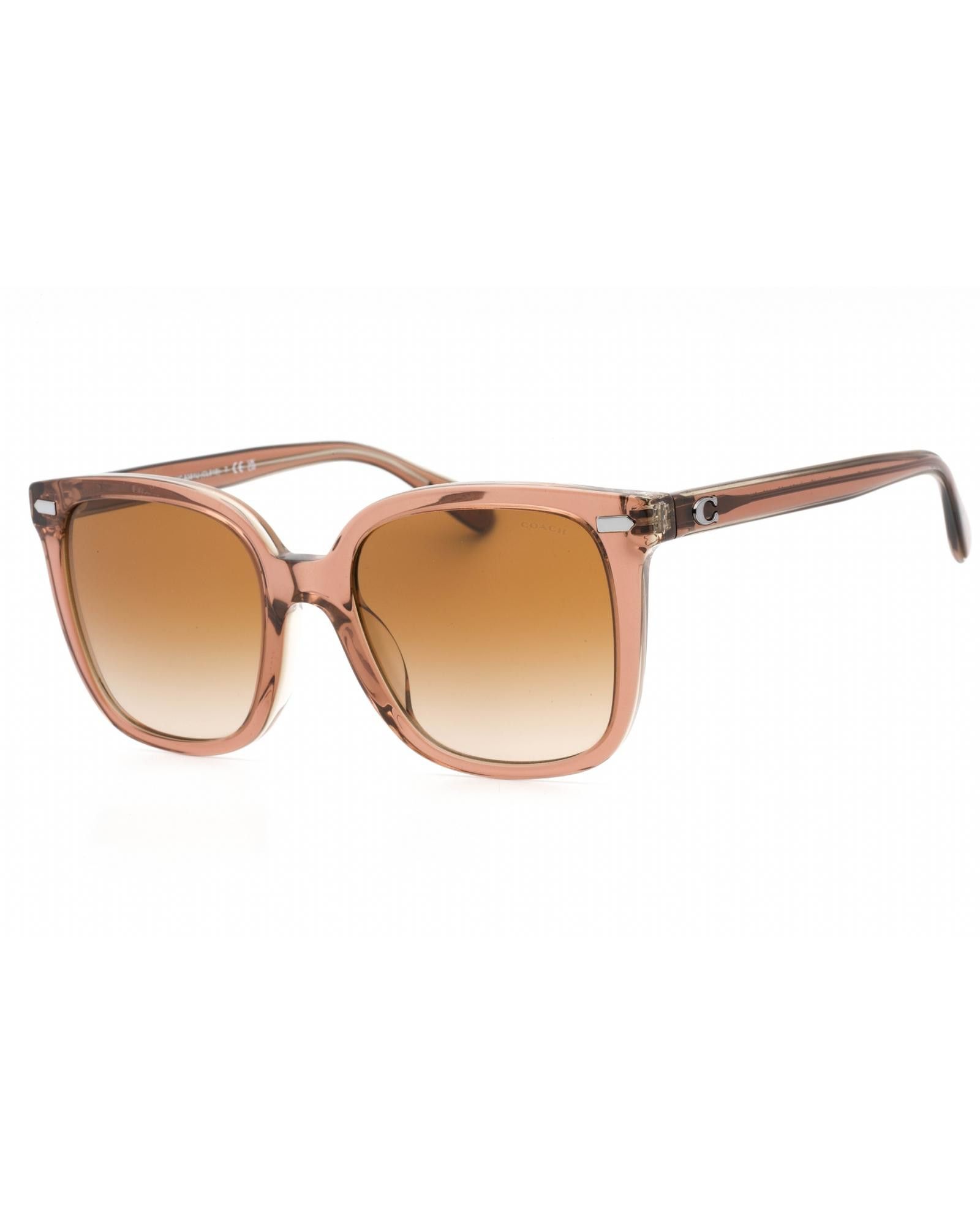 image of Coach 0Hc8381U Sunglasses Brown / Brown Gradient, Women's