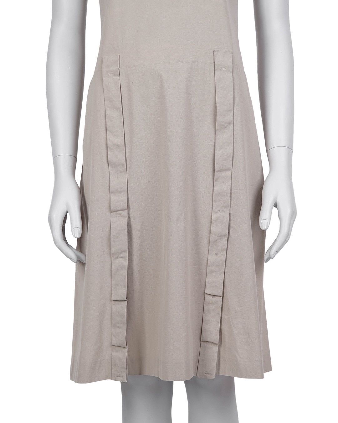 Prada Prada S/S1999 Beige Dress Size M / US 6-8 / IT 42-44 - 3 Thumbnail