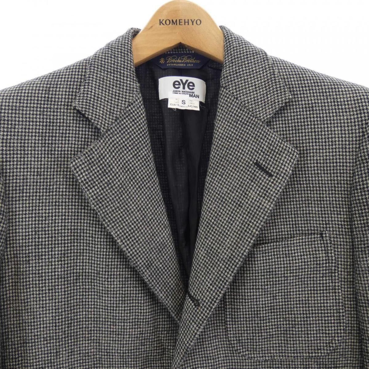 Junya Watanabe Jacket Tailored Checkered Wool Gray Size US S / EU 44-46 / 1 - 5 Thumbnail