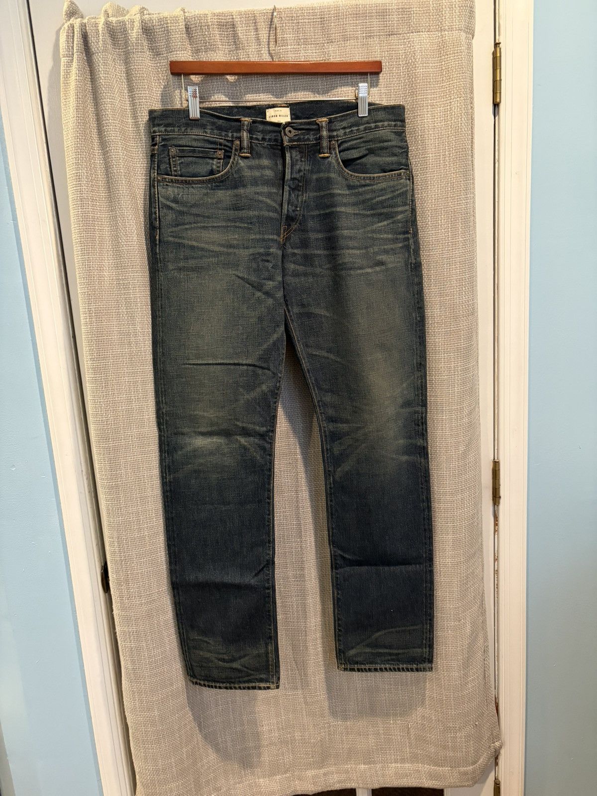 Simon Miller Simon Miller Selvedge Blue Denim Park View Slim Fit Jeans Size US 32 / EU 48 - 1 Thumbnail