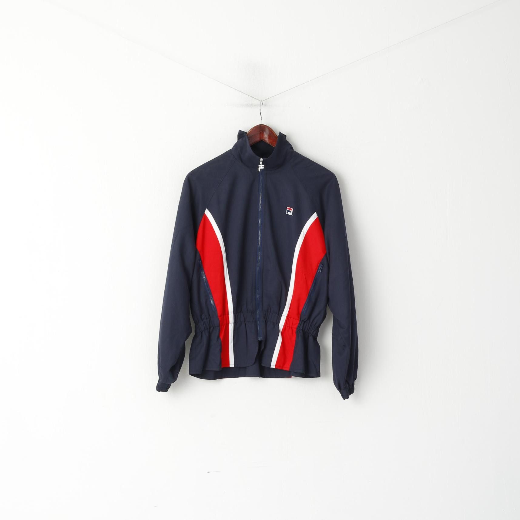 Fila FILA Women L (M) Jacket Vintage Navy 6700 Size L / US 10 / IT 46 - 2 Thumbnail