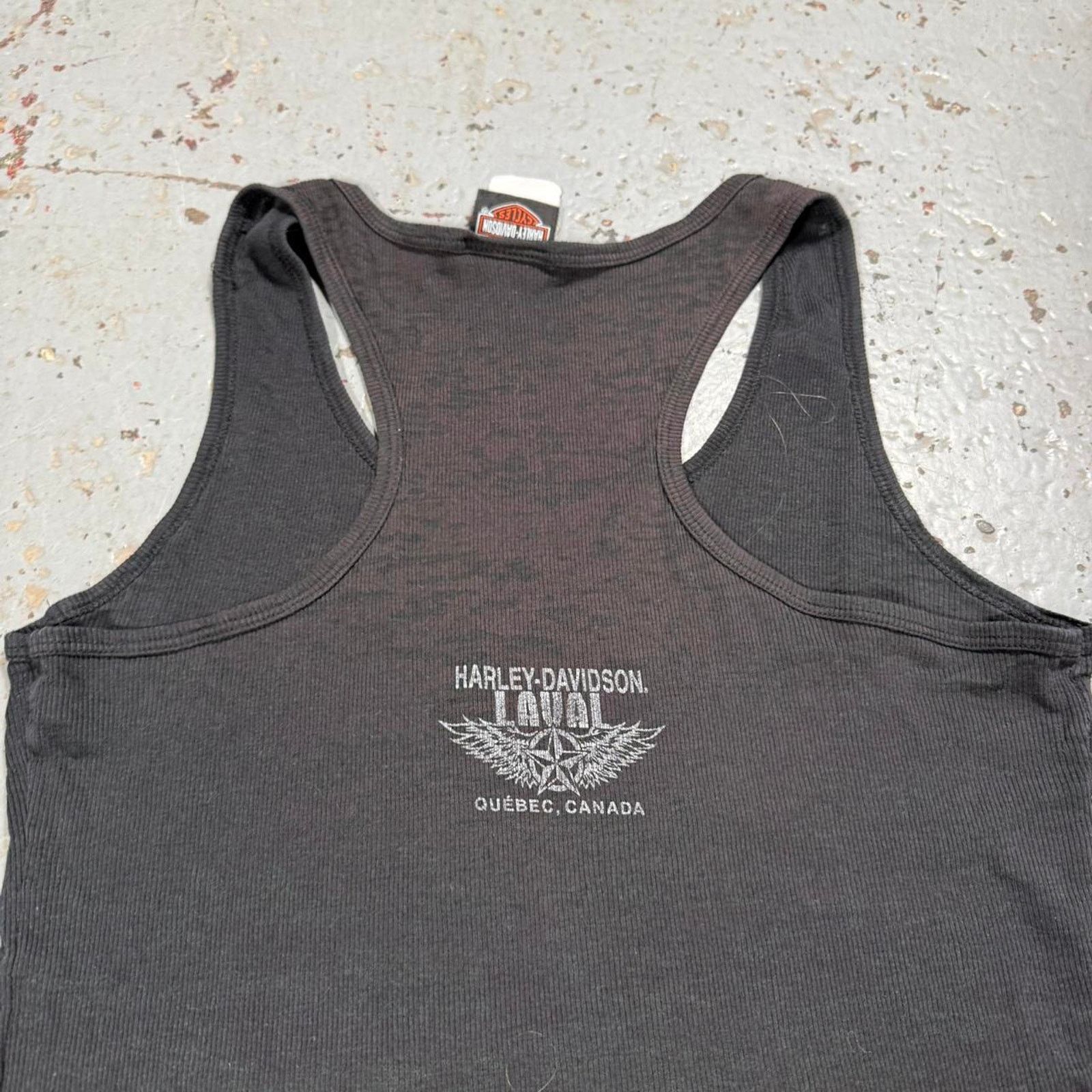 Harley Davidson Y2k vintage womens harley davidson Transparent Tank Top Size M / US 6-8 / IT 42-44 - 5 Thumbnail