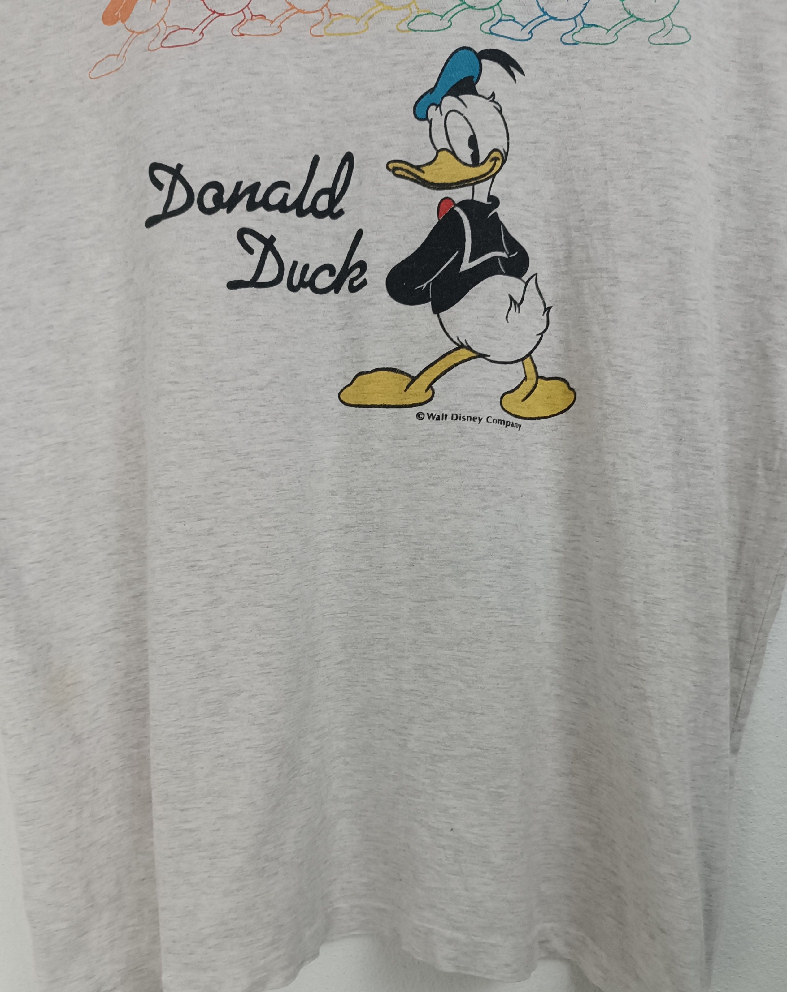 Disney VINTAGE 90'S DONALD DUCK TEE RARE GOOFY MICKEY BUNNY PLUTO Size US L / EU 52-54 / 3 - 7 Thumbnail