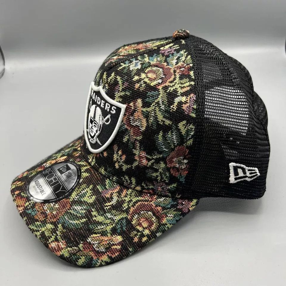 New Era Las Vegas Raiders Trucker Hat Men 9Forty New Era Snap Back Size ONE SIZE - 2 Thumbnail