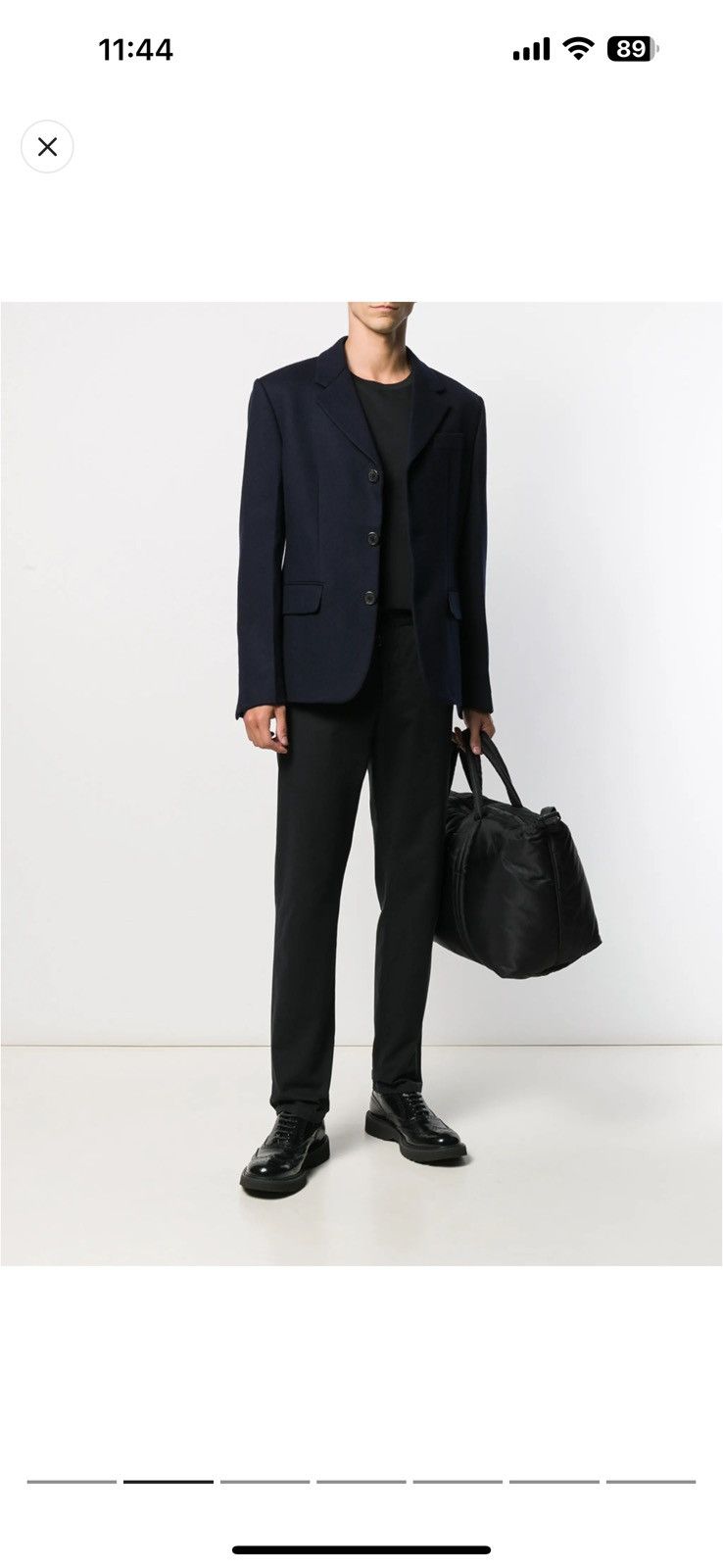 Prada Unworn new Prada Navy Blue heavy wool blazer Size 52R - 7 Thumbnail
