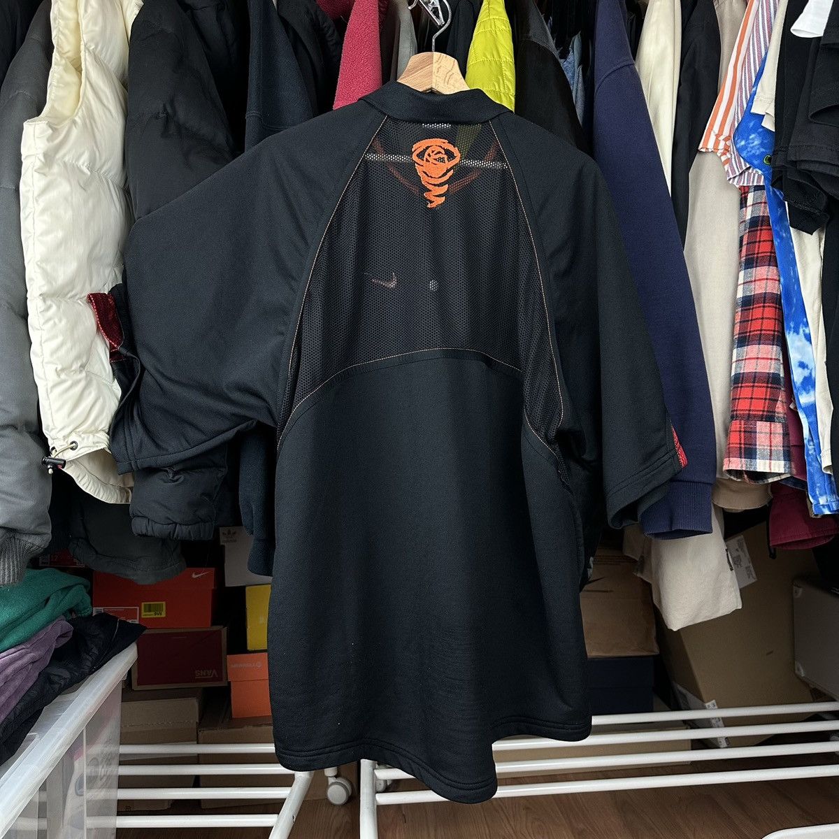 Nike Vintage 90s Shirt Button Up Basketball T-Shirt Swoosh Size US L / EU 52-54 / 3 - 11 Thumbnail