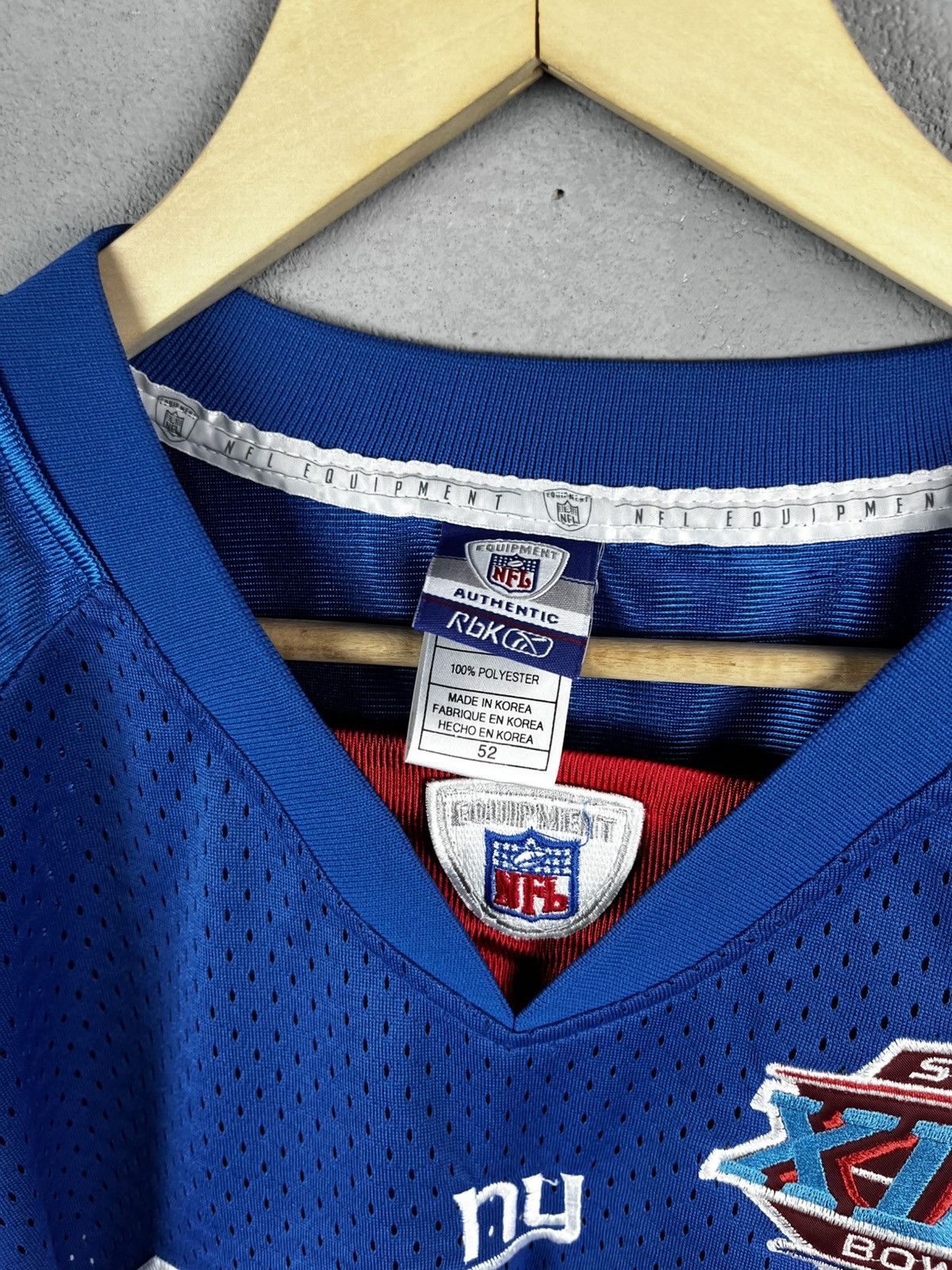 Reebok 2008 New York Giants Jacobs #27 Super Bowl Size US XL / EU 56 / 4 - 10 Thumbnail