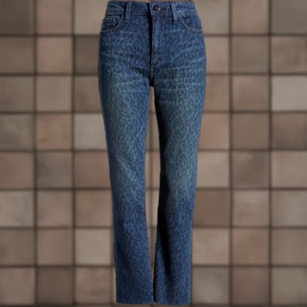 Vintage Joe's Jeans Womens Cheetah The Milla Slim Straight Jeans Size 27 NWT Size 27" / US 4 / IT 40 - 1 Thumbnail