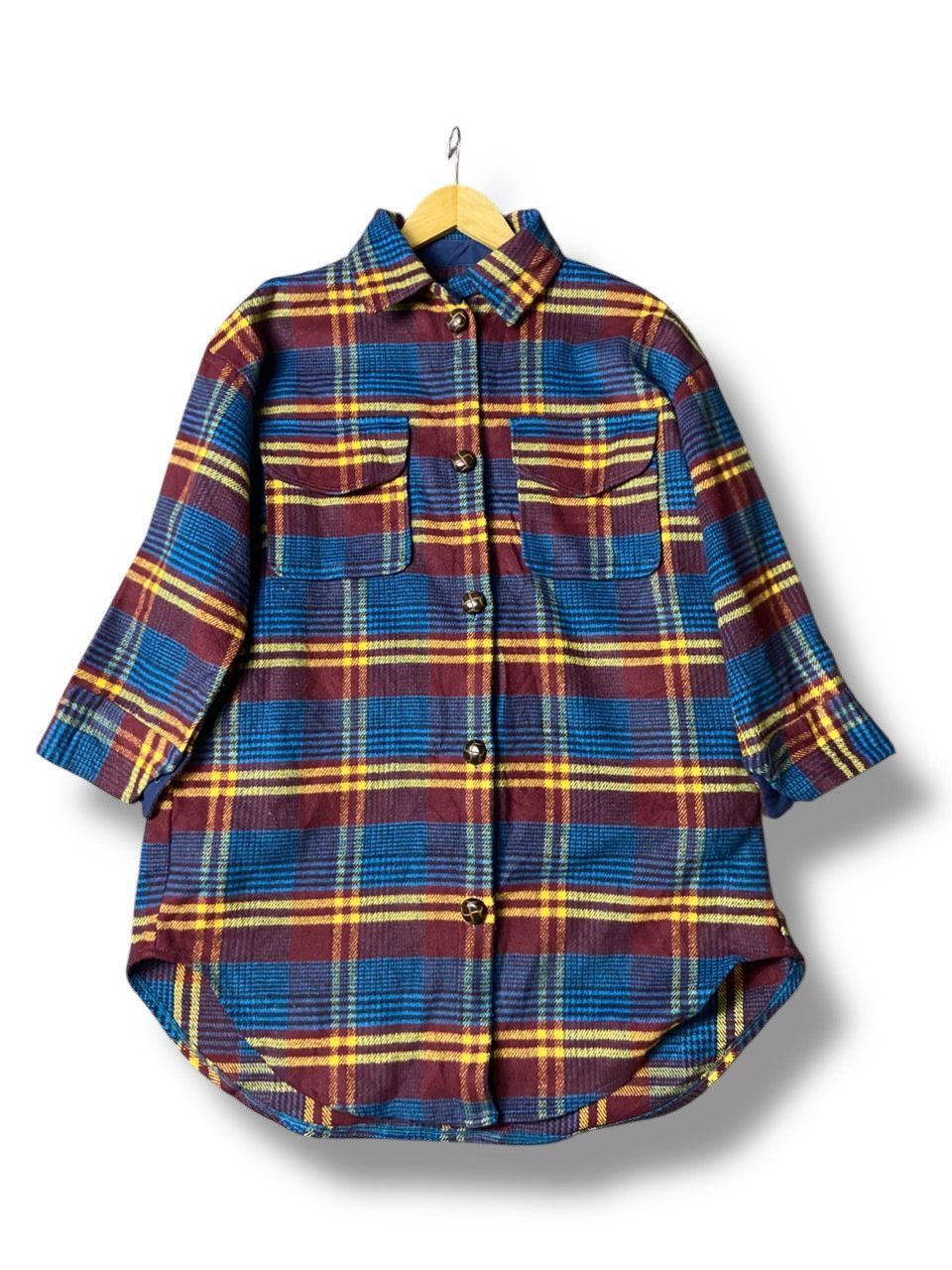 Japanese Brand × Vintage Rodeo Crowns Wide Bowl Oversized Checked Shirt (124) Size US M / EU 48-50 / 2 - 1 Thumbnail
