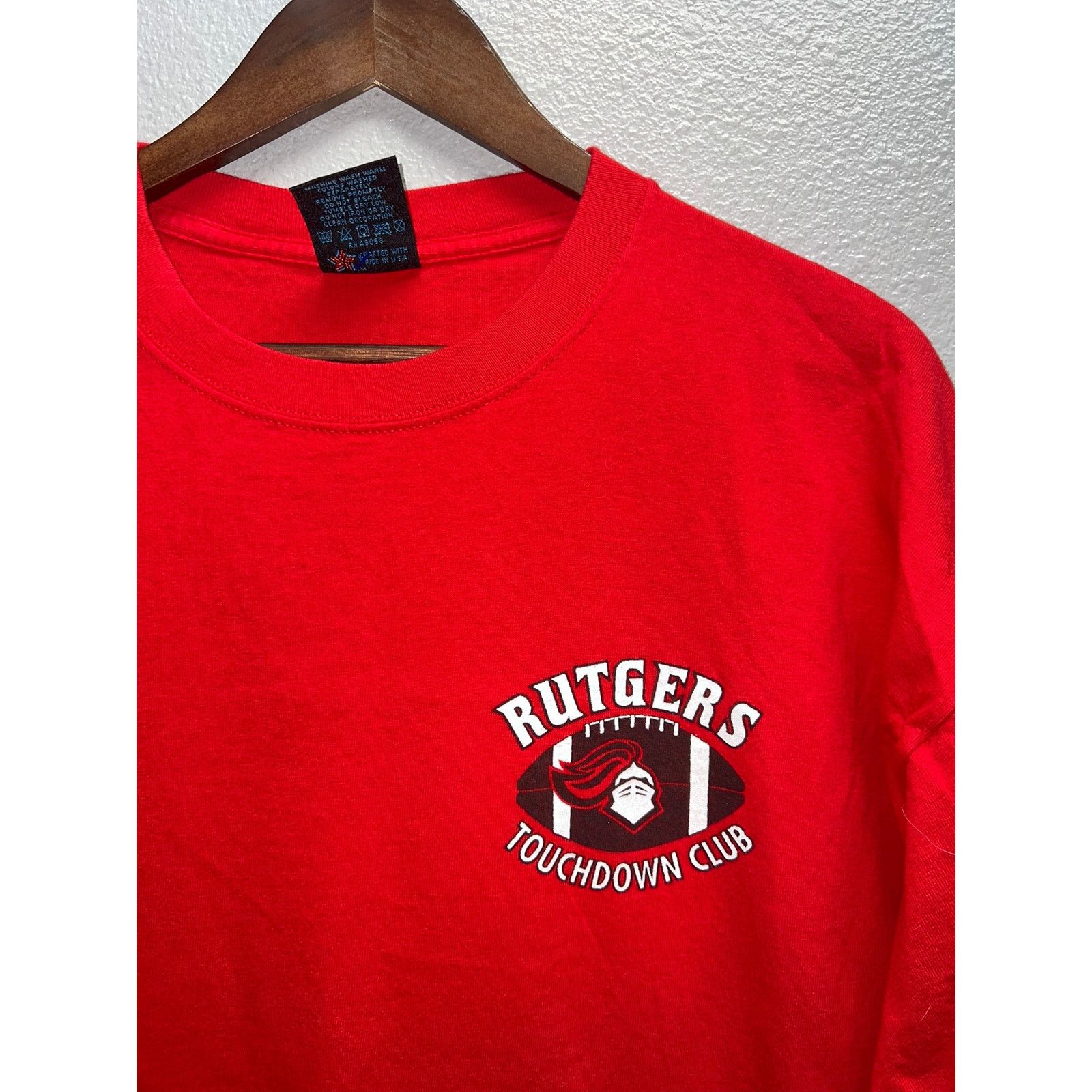 Soffe Vintage Rutgers Football Shirt College Club 90s Tee VTG XL Size US XL / EU 56 / 4 - 2 Thumbnail