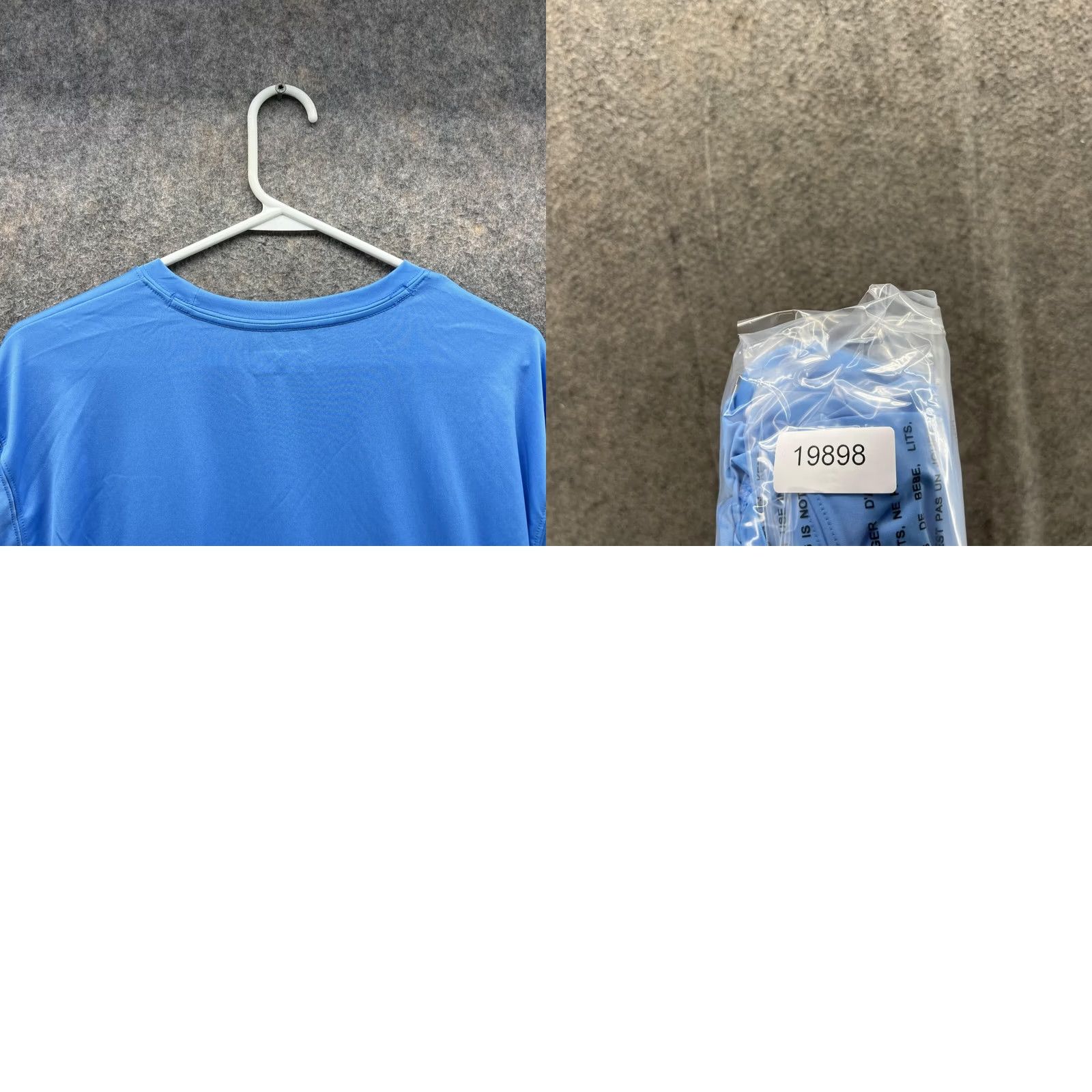 Spell Columbia Shirt Men Large Adult Blue Long Sleeve Polyester Crewneck Spell Size US L / EU 52-54 / 3 - 9 Thumbnail