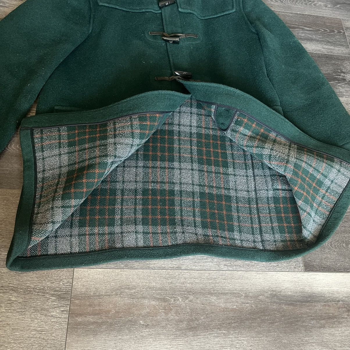 Gloverall Vintage Gloverall The Original Duffle Pea Coat Wool Green Size US XL / EU 56 / 4 - 8 Thumbnail
