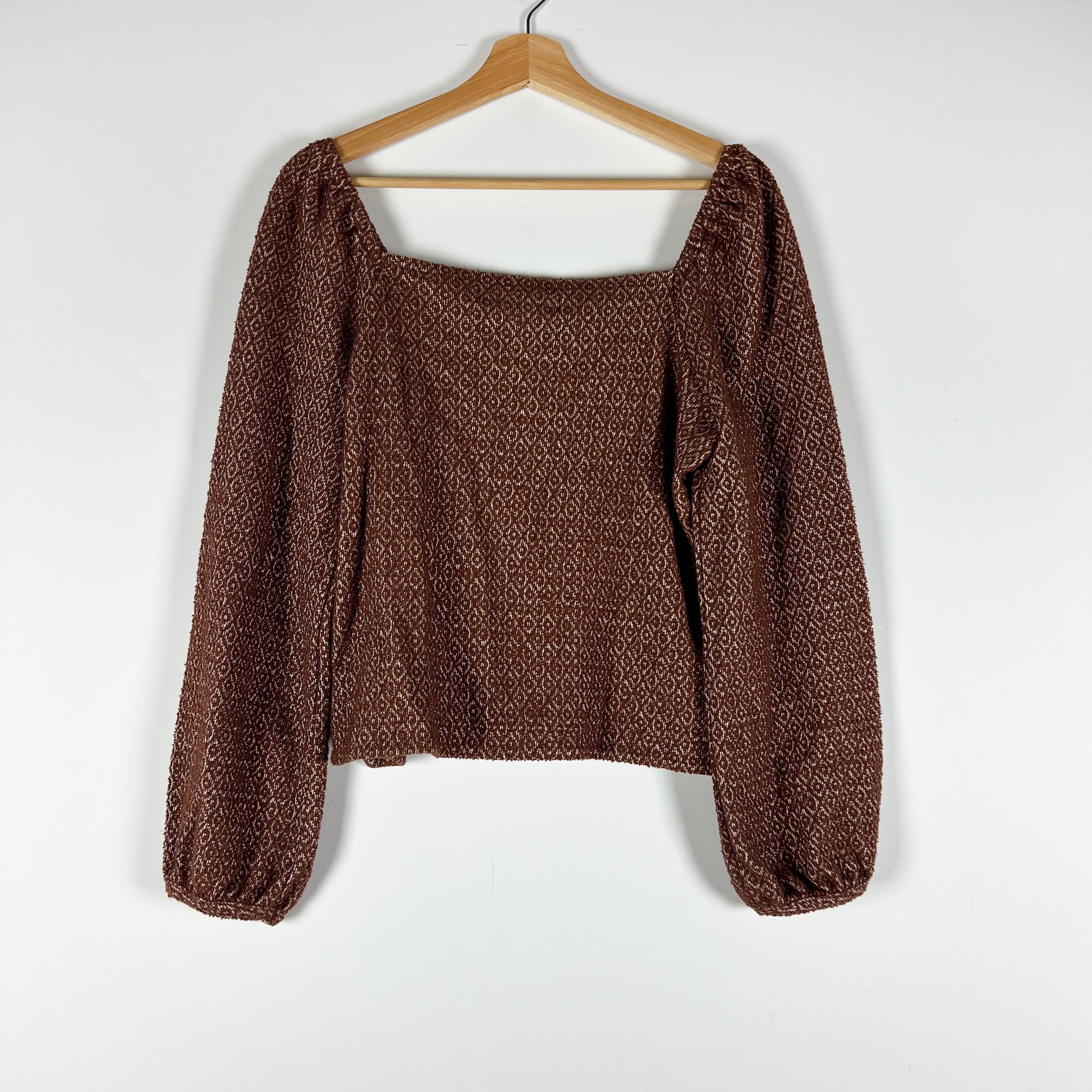 Madewell NEW Madewell Jacquard Puff Sleeve Cotton Size S / US 4 / IT 40 - 4 Thumbnail