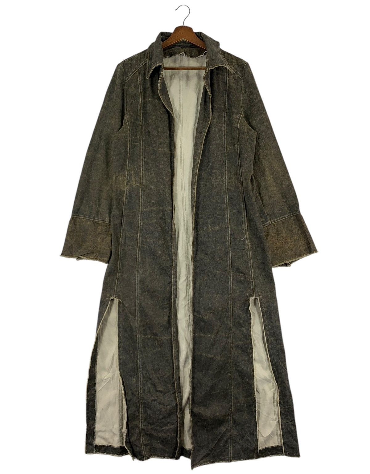 Designer × Vintage VINTAGE DISTRESSED OVERCOAT Size US XS / EU 42 / 0 - 1 Thumbnail