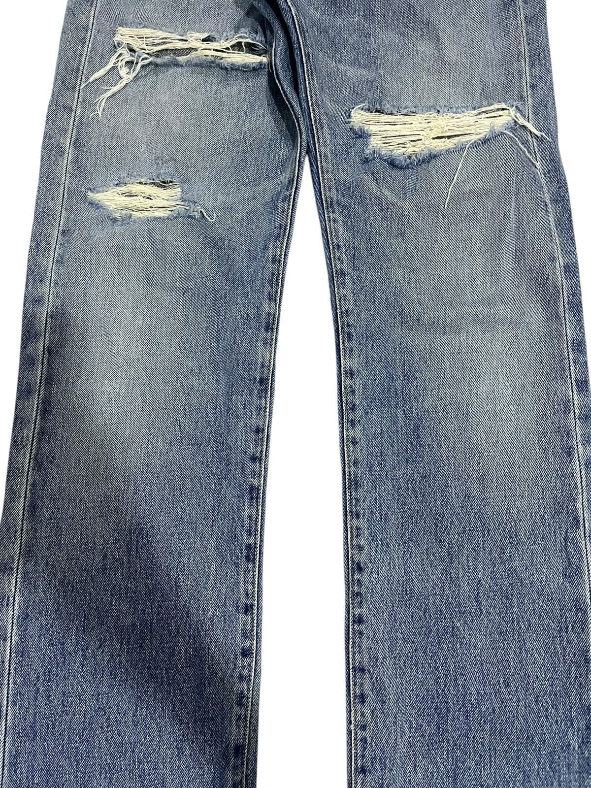 If Six Was Nine × Japanese Brand × Le Grande Bleu (L.G.B.) Y2K JAPANESE BRAND GLHEART BLUE WASHED DENIM Size US 29 - 4 Thumbnail