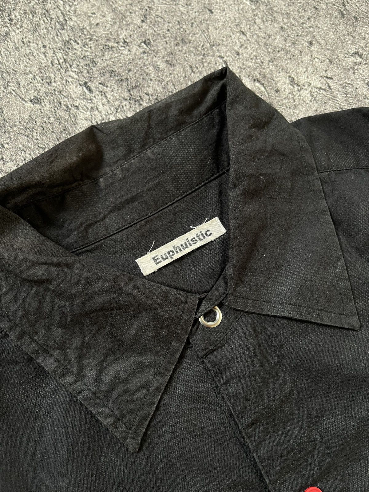Japanese Brand Y2K Euphuistic laced skull ifsixwasnine shirt Size US L / EU 52-54 / 3 - 5 Thumbnail