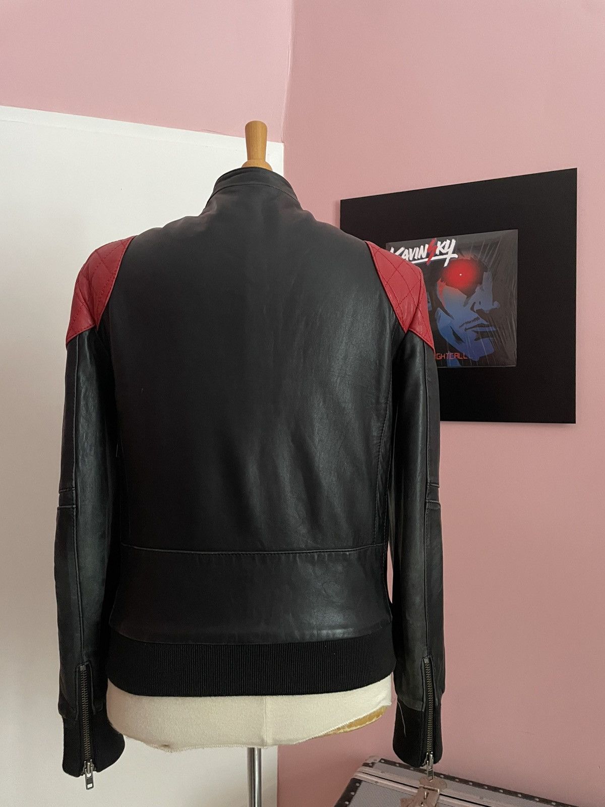 Kid Cudi × Surface To Air 2011 Surface to Air x Kid Cudi Mr. Rager Fire Leather Jacket Size US L / EU 52-54 / 3 - 13 Thumbnail