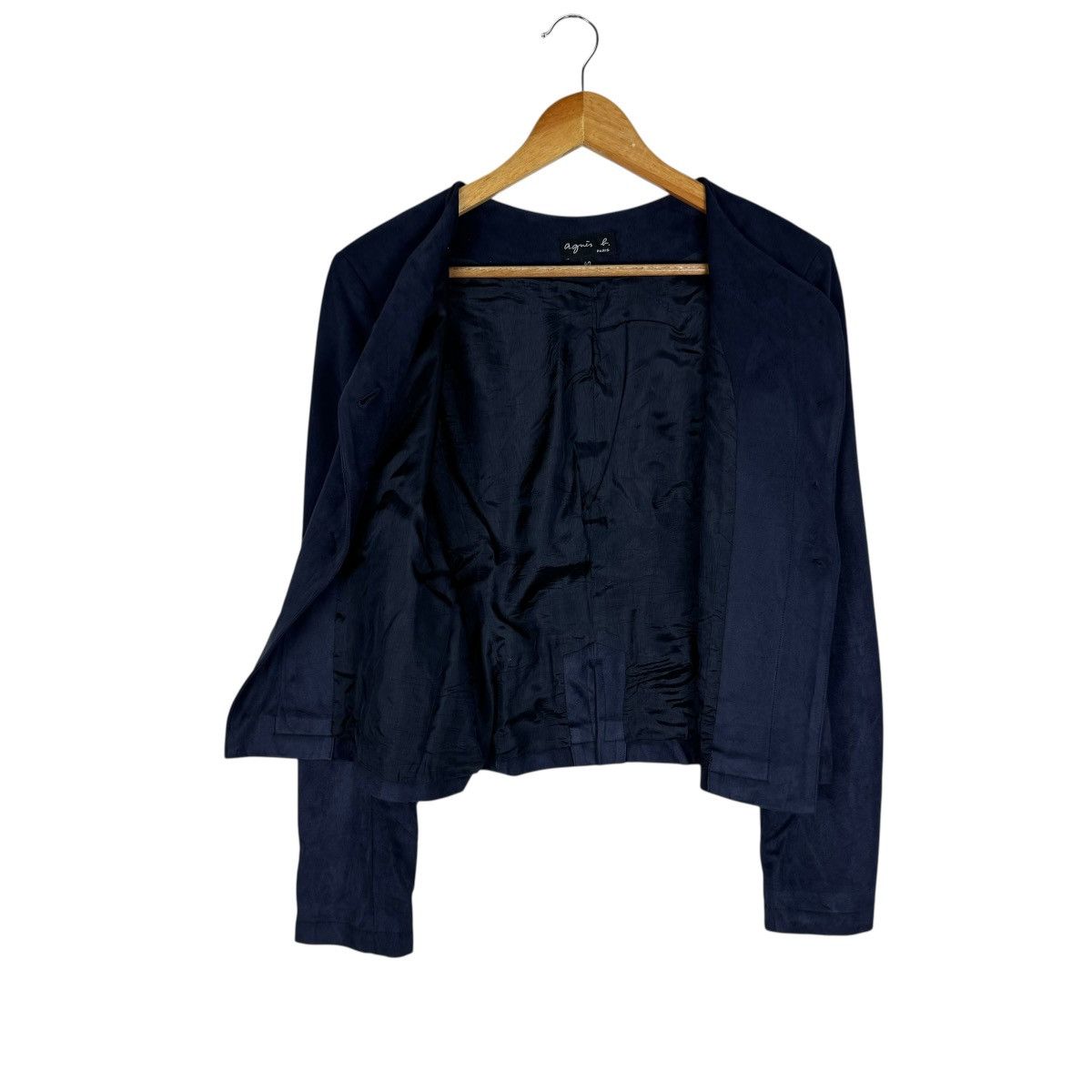 agnes b. ☀️AGNES B PARIS BUTTON CROP JACKET Size S / US 4 / IT 40 - 10 Thumbnail