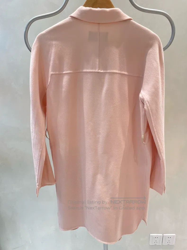 Loro Piana Loro Piana Pink Lightweight Overcoat Size XS / US 0-2 / IT 36-38 - 2 Thumbnail
