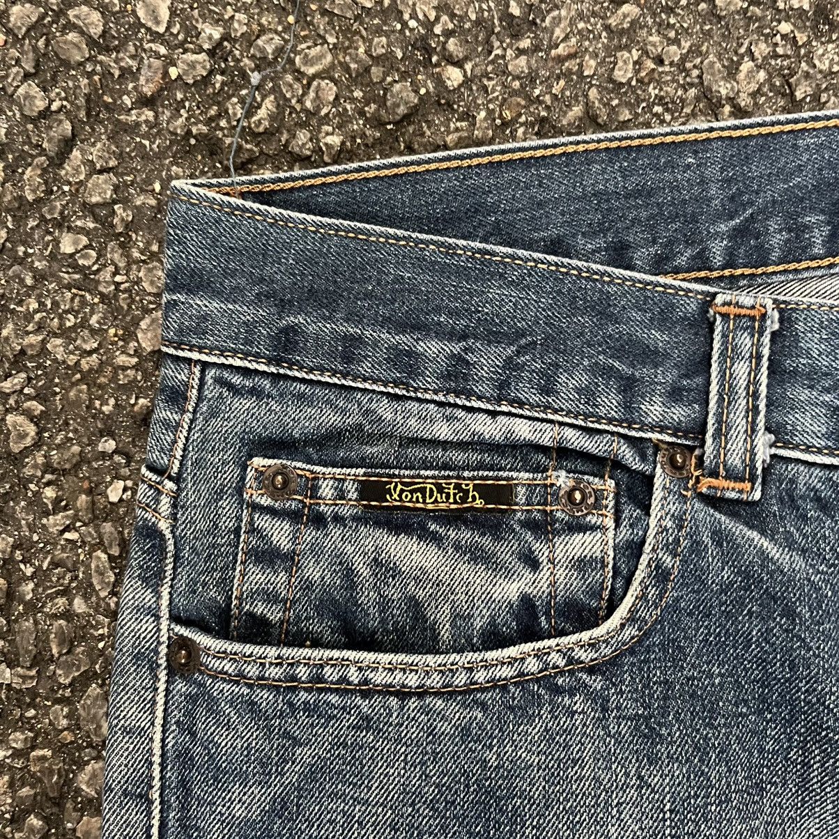 Von Dutch USA Made Vintage Von Dutch Patchwork Jeans Y2K 90s Baggy Size US 34 / EU 50 - 5 Thumbnail