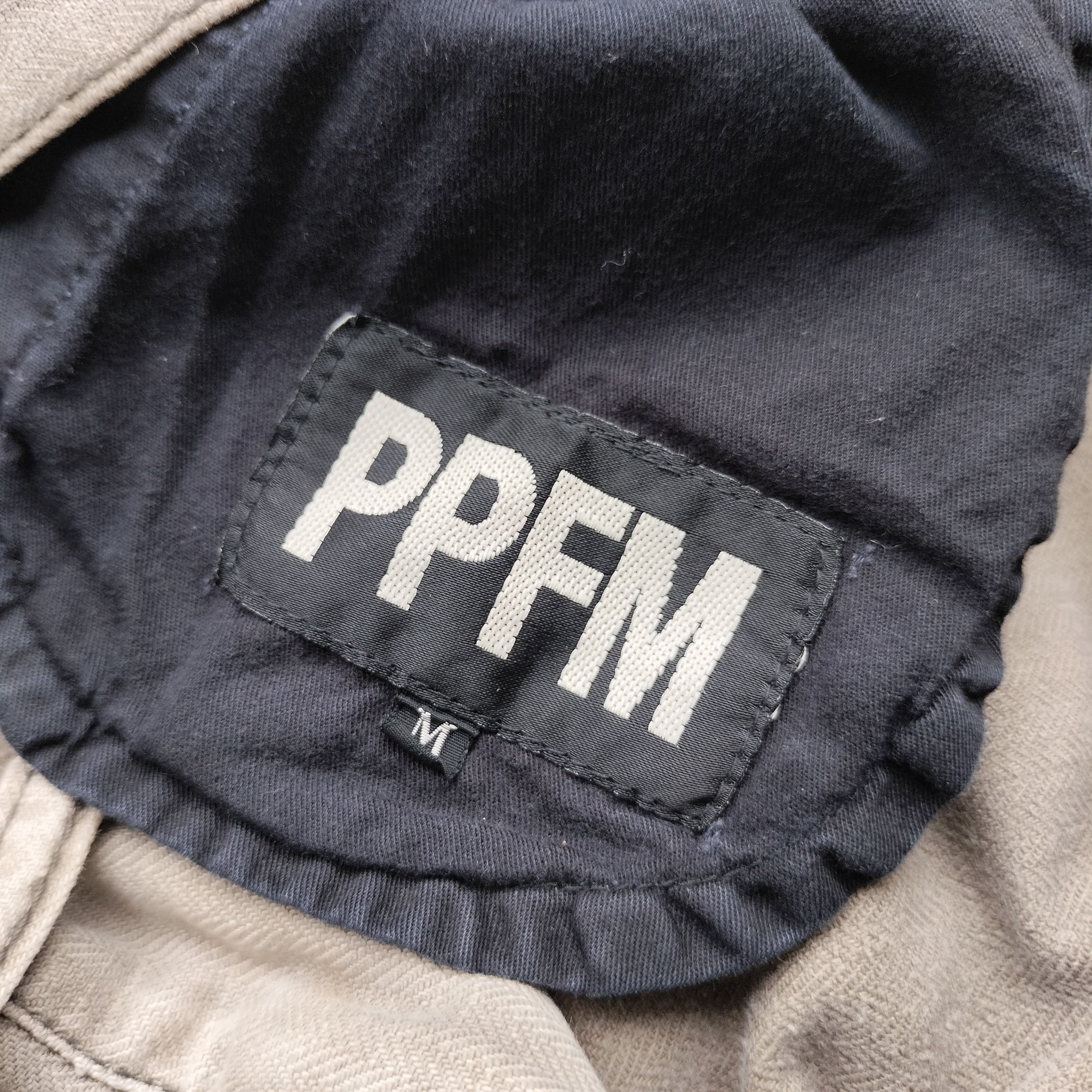 PPFM PPFM bondage zipper side distressed 3d 'cargo pants Size US 33 - 11 Thumbnail