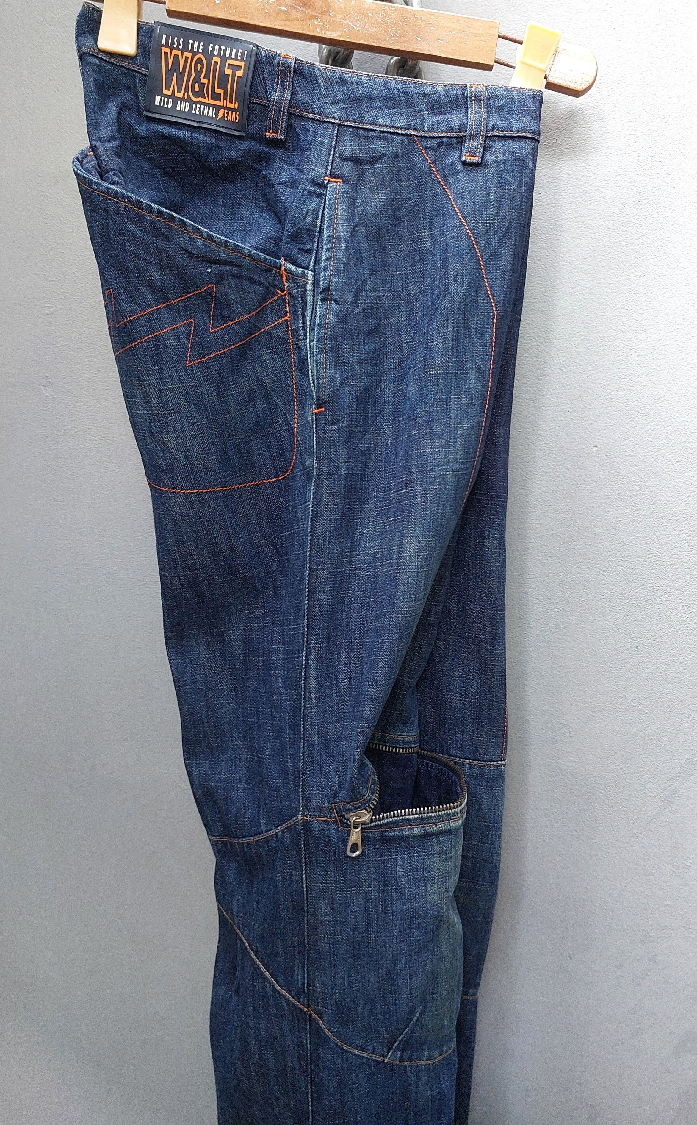Walter Van Beirendonck W&LT (Wild and Lethal Trash) Denim Jeans Size US 27 - 6 Thumbnail