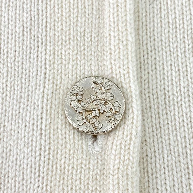 Chanel ChanelBeige cashmere single-breasted short-sleeved knitted Size XS / US 0-2 / IT 36-38 - 6 Thumbnail