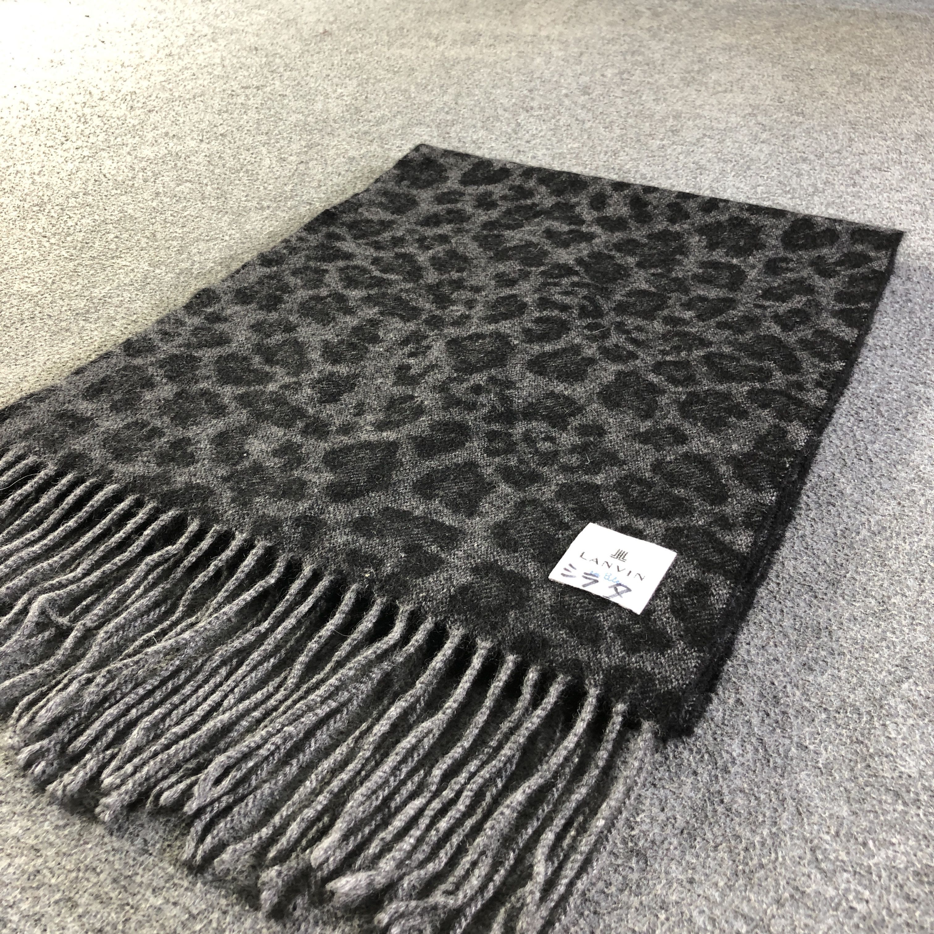 Lanvin Lanvin Cashmere Scarf Muffler V2712 Size ONE SIZE - 3 Thumbnail