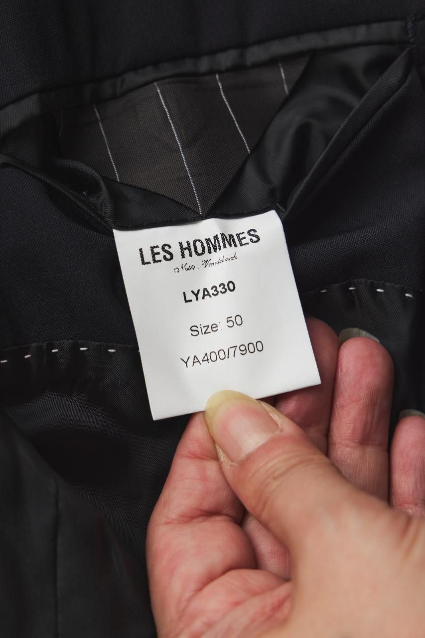 Les Hommes Les Hommes Wool Notch Lapels Suit Jacket Size 44R - 9 Thumbnail