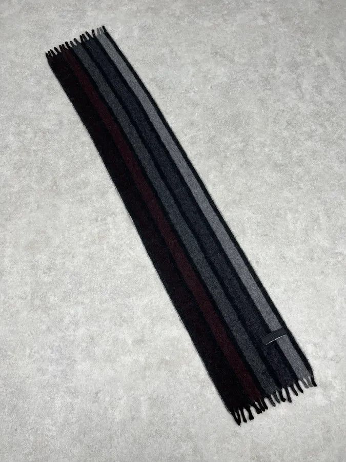 Prada 2000s Prada Wool Stripes Scarf Size ONE SIZE - 5 Thumbnail