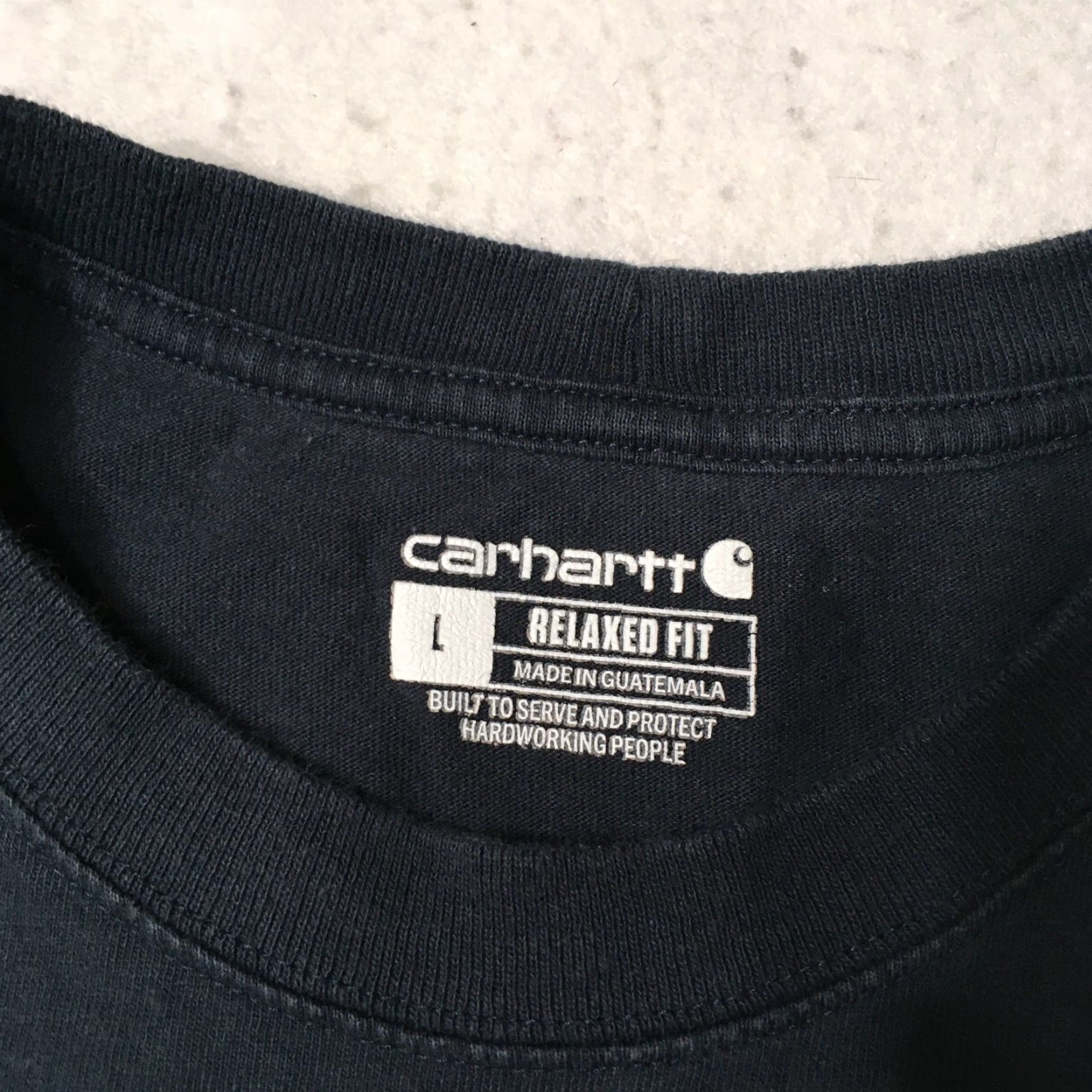 Carhartt VINTAGE Carhartt Shirt Mens Large Blue Short Sleeve Pocket Utility Work Crew Tee Size US L / EU 52-54 / 3 - 7 Thumbnail