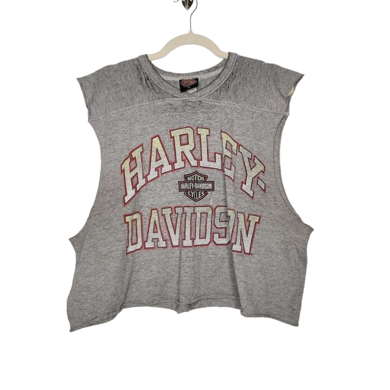 Harley Davidson VINTAGE Harley Davidson Tank Shirt Unisex Adults XL Gray Size XL / US 12-14 / IT 48-50 - 2 Thumbnail