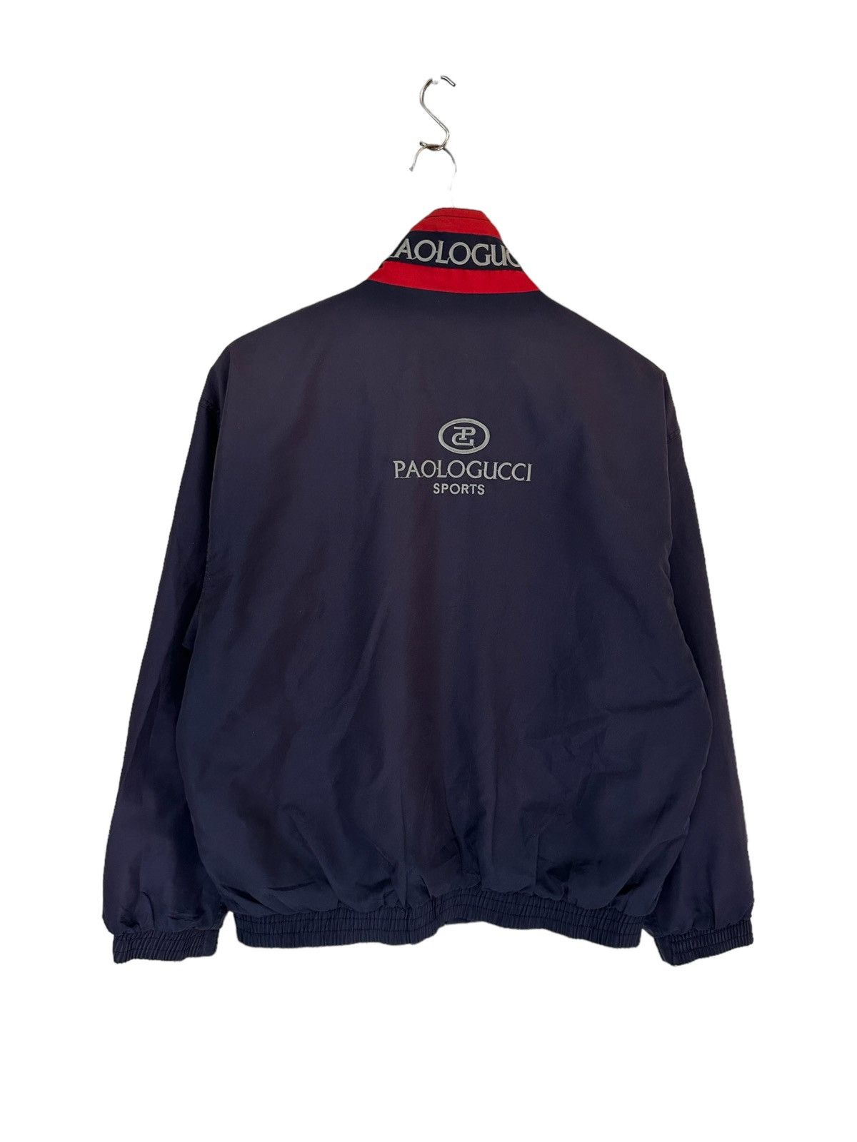 image of Paolo Gucci Light Jacket Windbreaker in Blue, Men's (Size Medium)